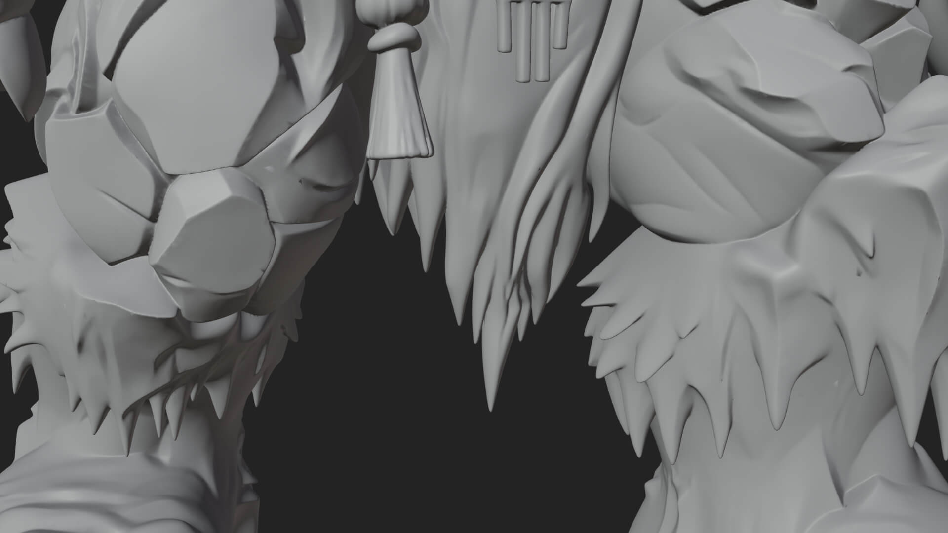 Frost Ice Giant Statue Design 3 3D Print Model 3D Model