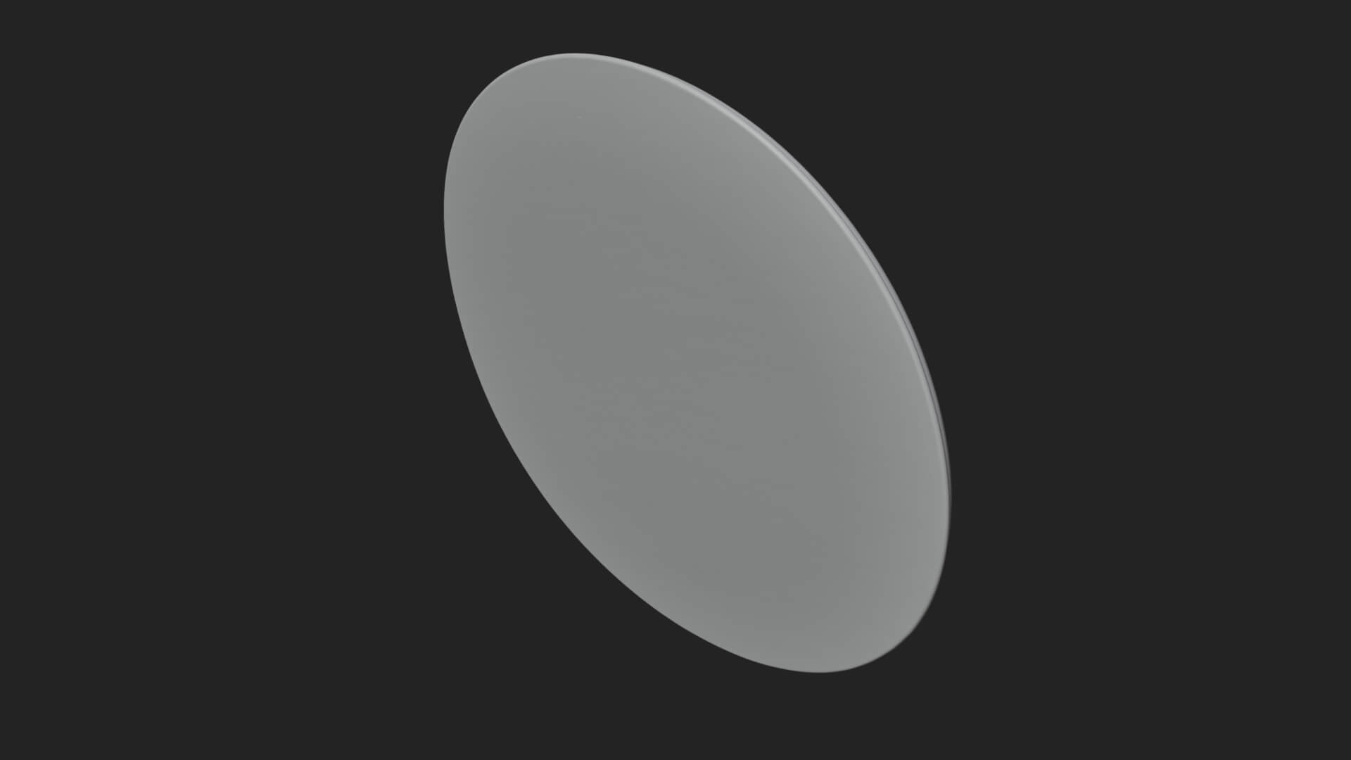 Full Moon Crater Disc Plaque Design 1 3D Print Model 3D Model