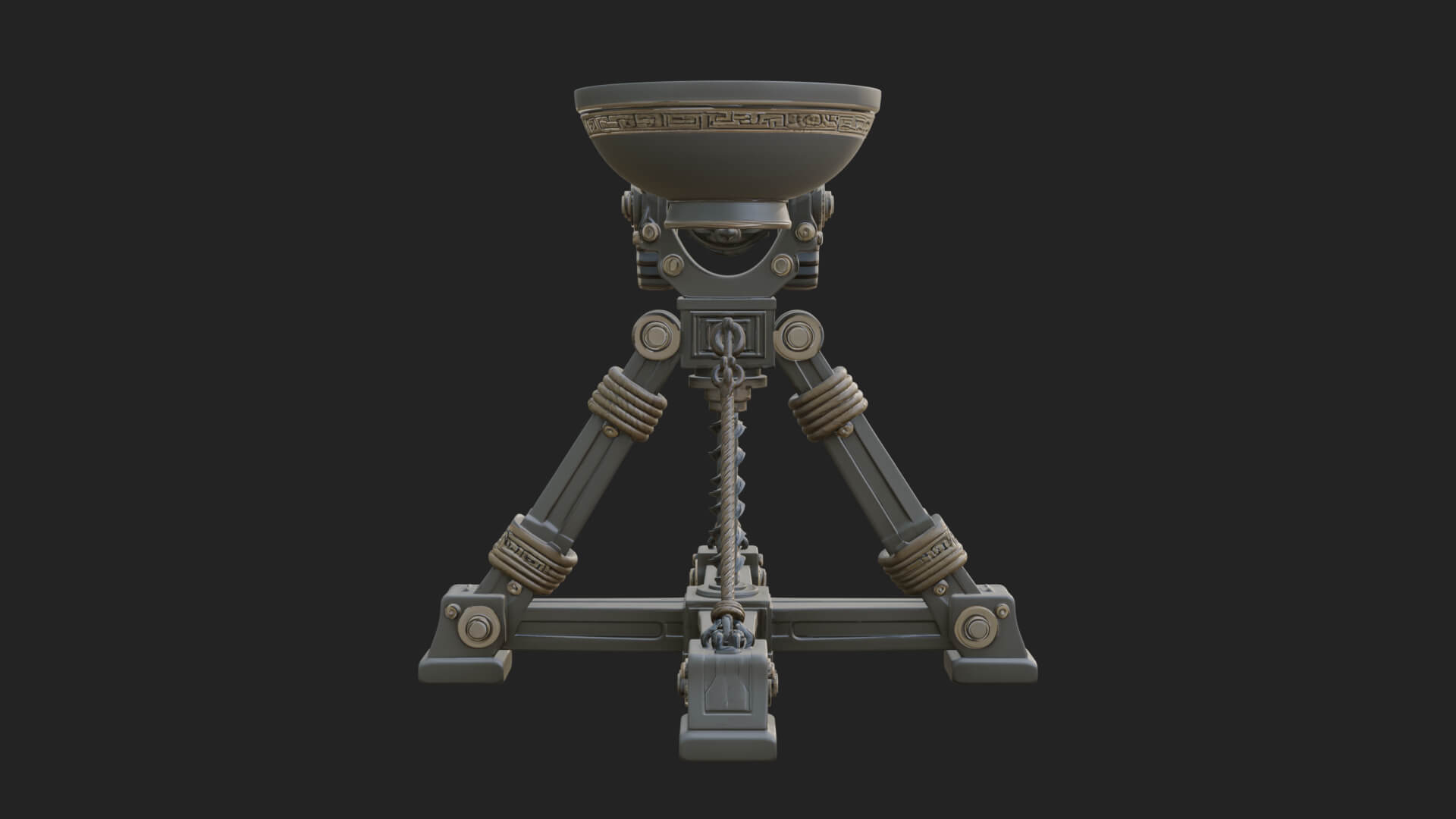 Geared Cup Launcher Model Design 1 3D Print Model 3D Model