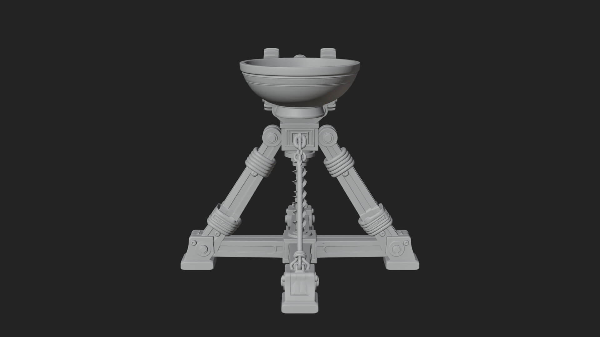 Geared Cup Launcher Model Design 1 3D Print Model 3D Model