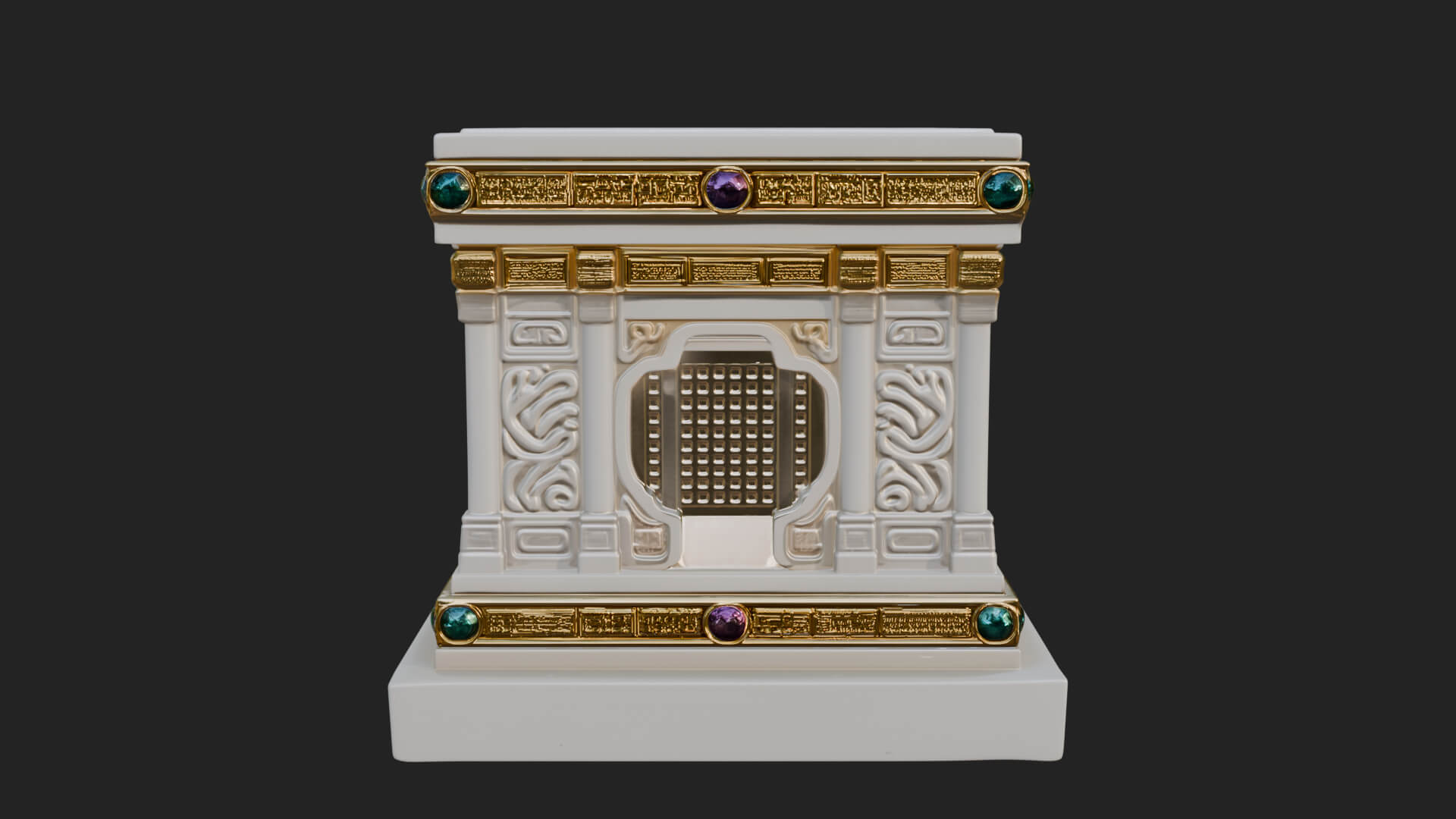 Gem Set Altar Tabernacle Model Design 1 3D Print Model 3D Model