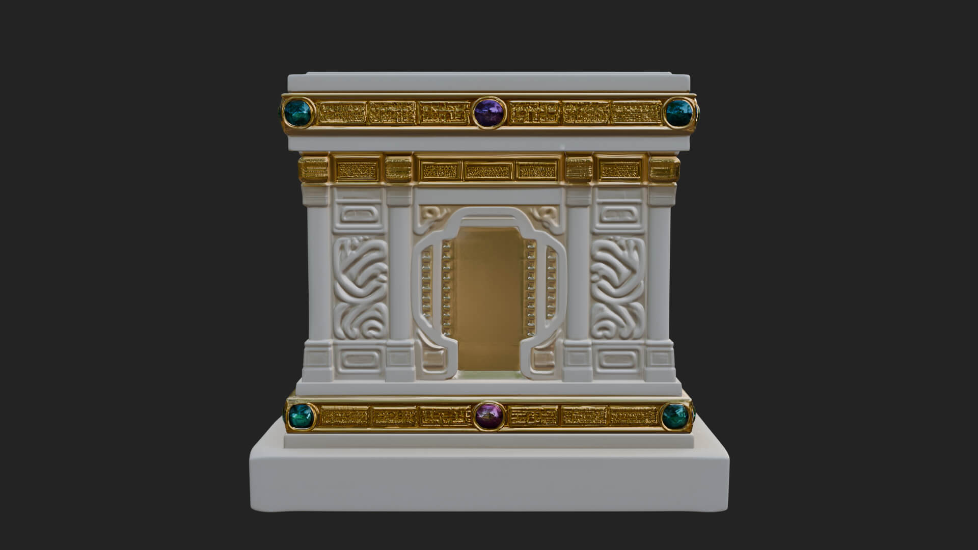 Gem Set Altar Tabernacle Model Design 1 3D Print Model 3D Model