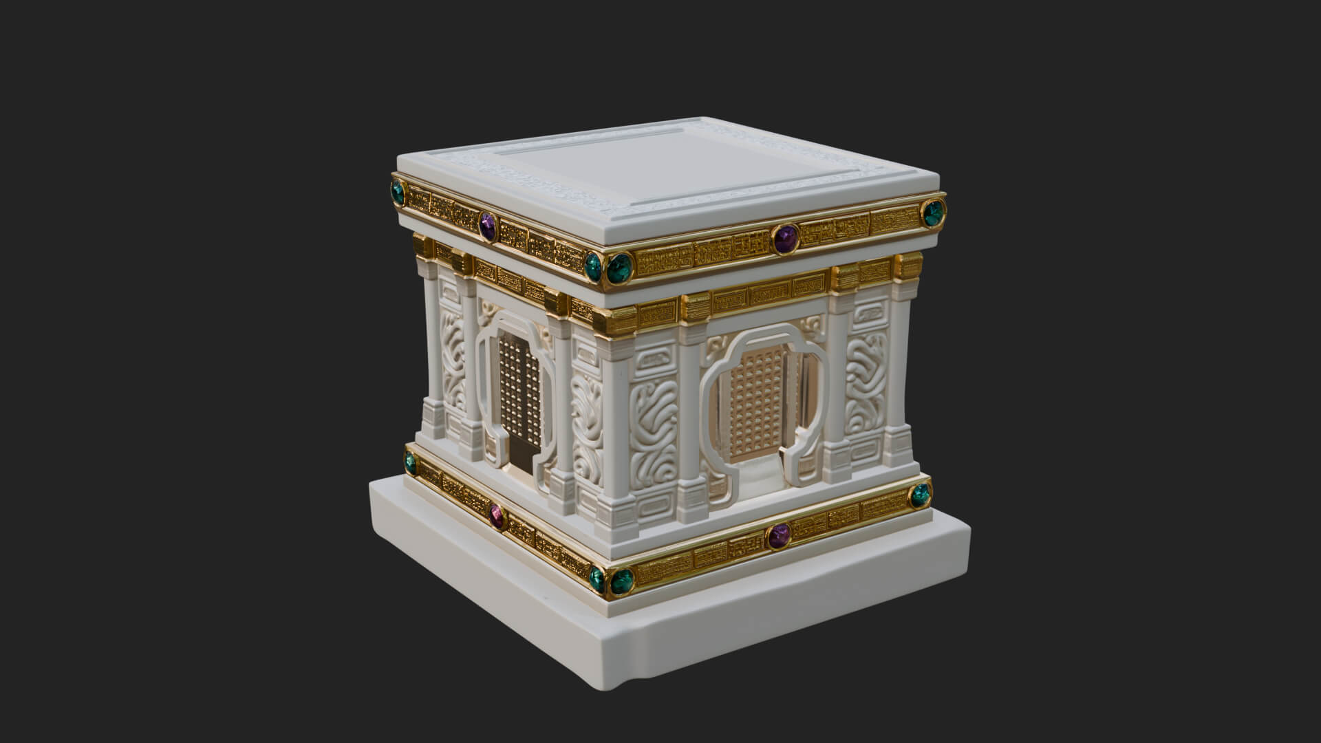 Gem Set Altar Tabernacle Model Design 1 3D Print Model 3D Model