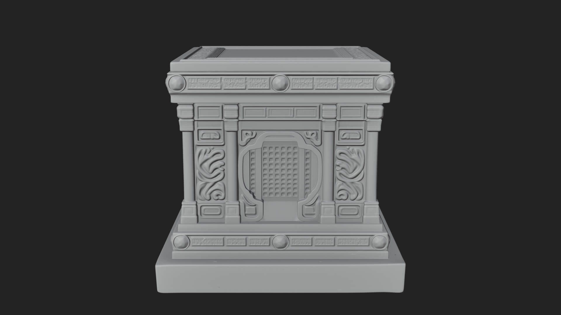Gem Set Altar Tabernacle Model Design 1 3D Print Model 3D Model