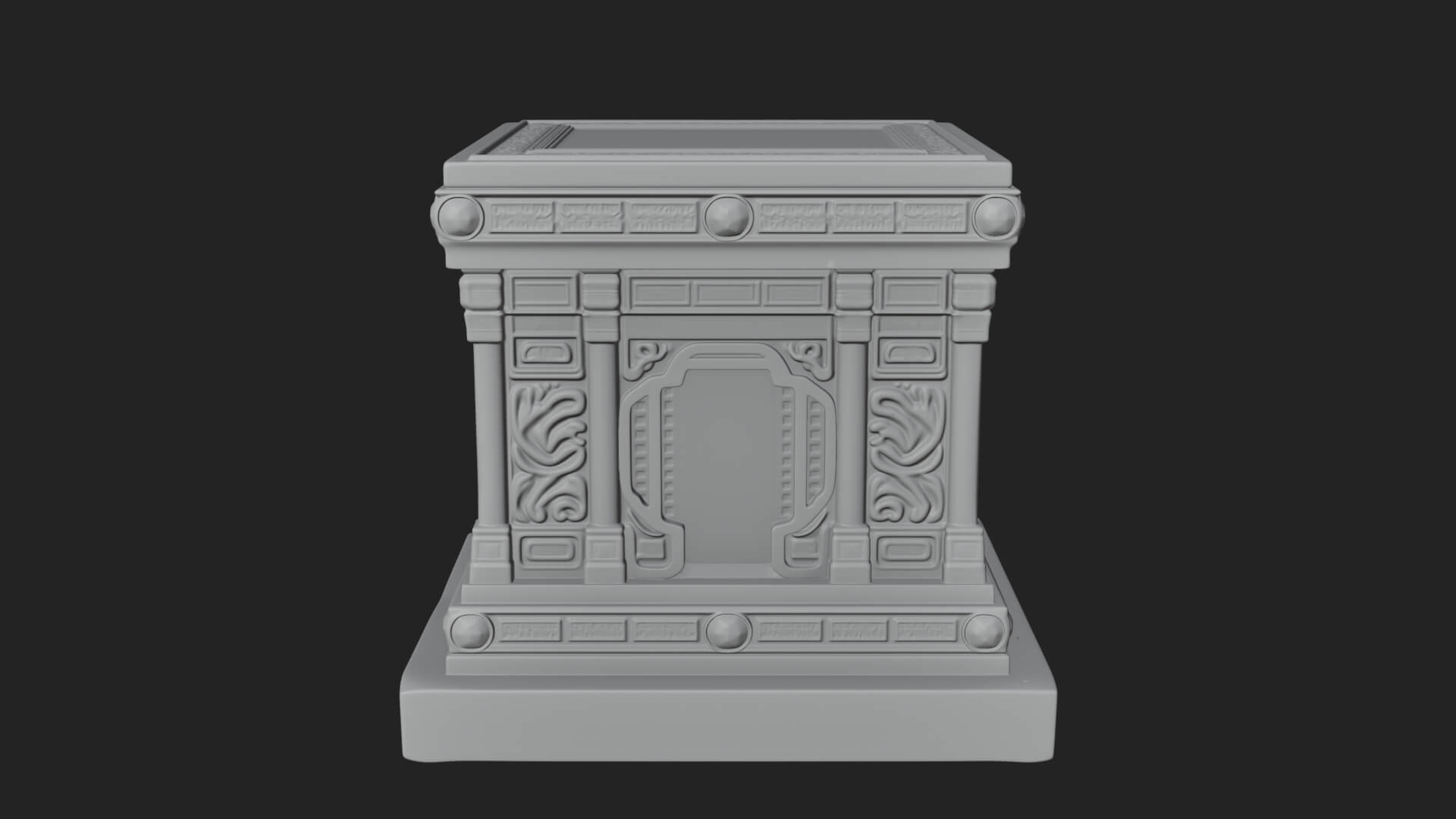 Gem Set Altar Tabernacle Model Design 1 3D Print Model 3D Model