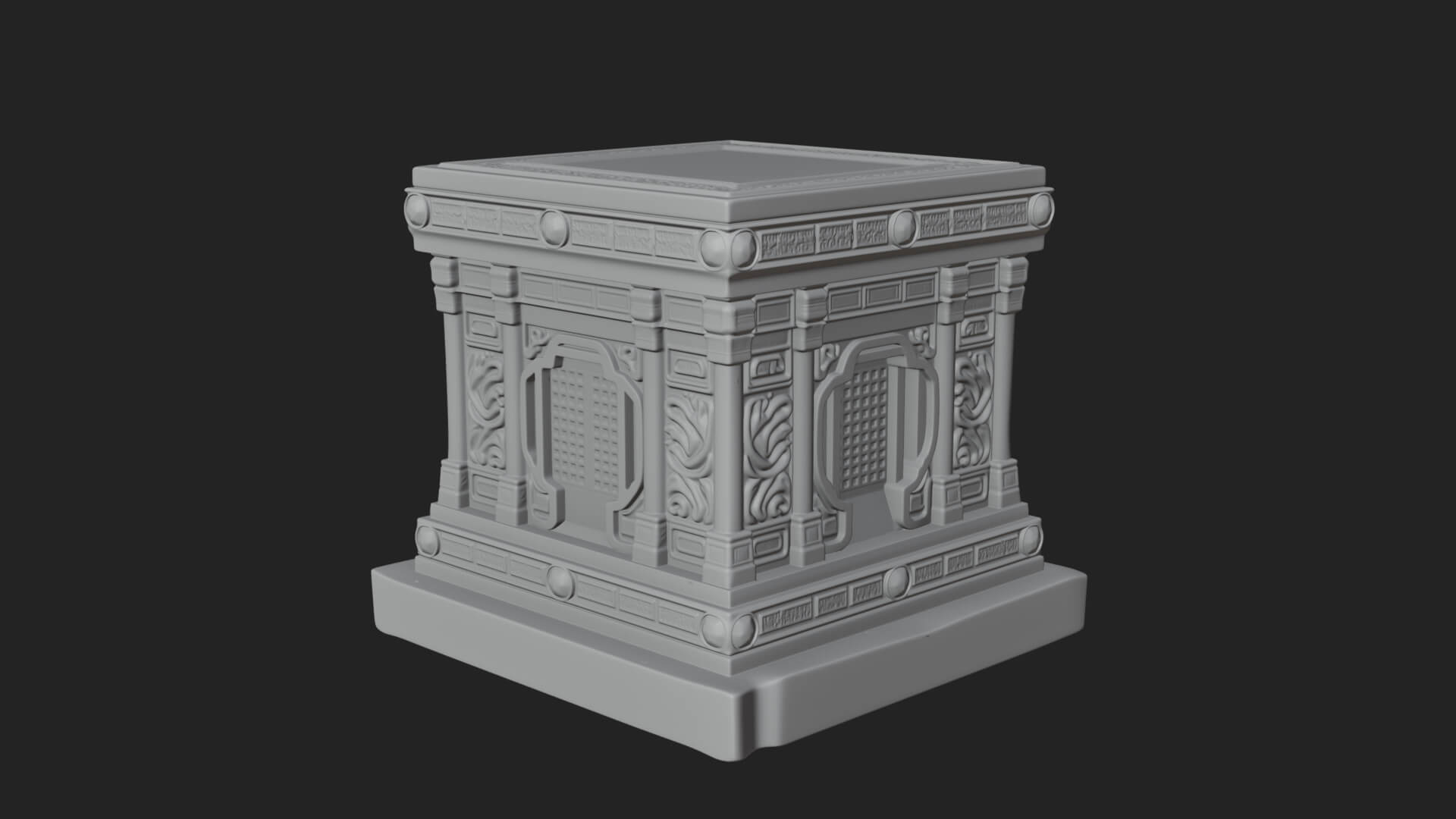 Gem Set Altar Tabernacle Model Design 1 3D Print Model 3D Model