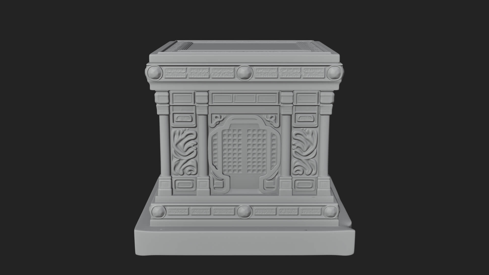 Gem Set Altar Tabernacle Model Design 1 3D Print Model 3D Model
