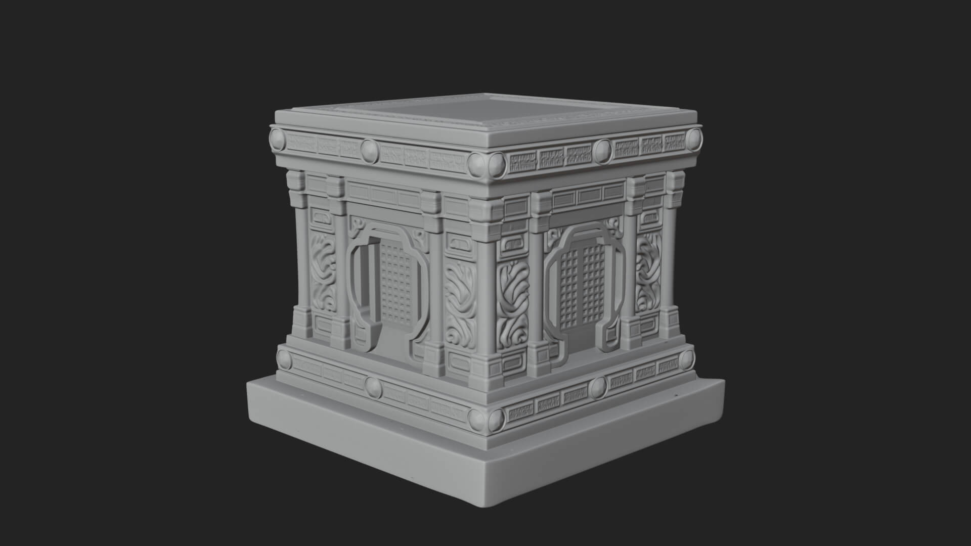 Gem Set Altar Tabernacle Model Design 1 3D Print Model 3D Model