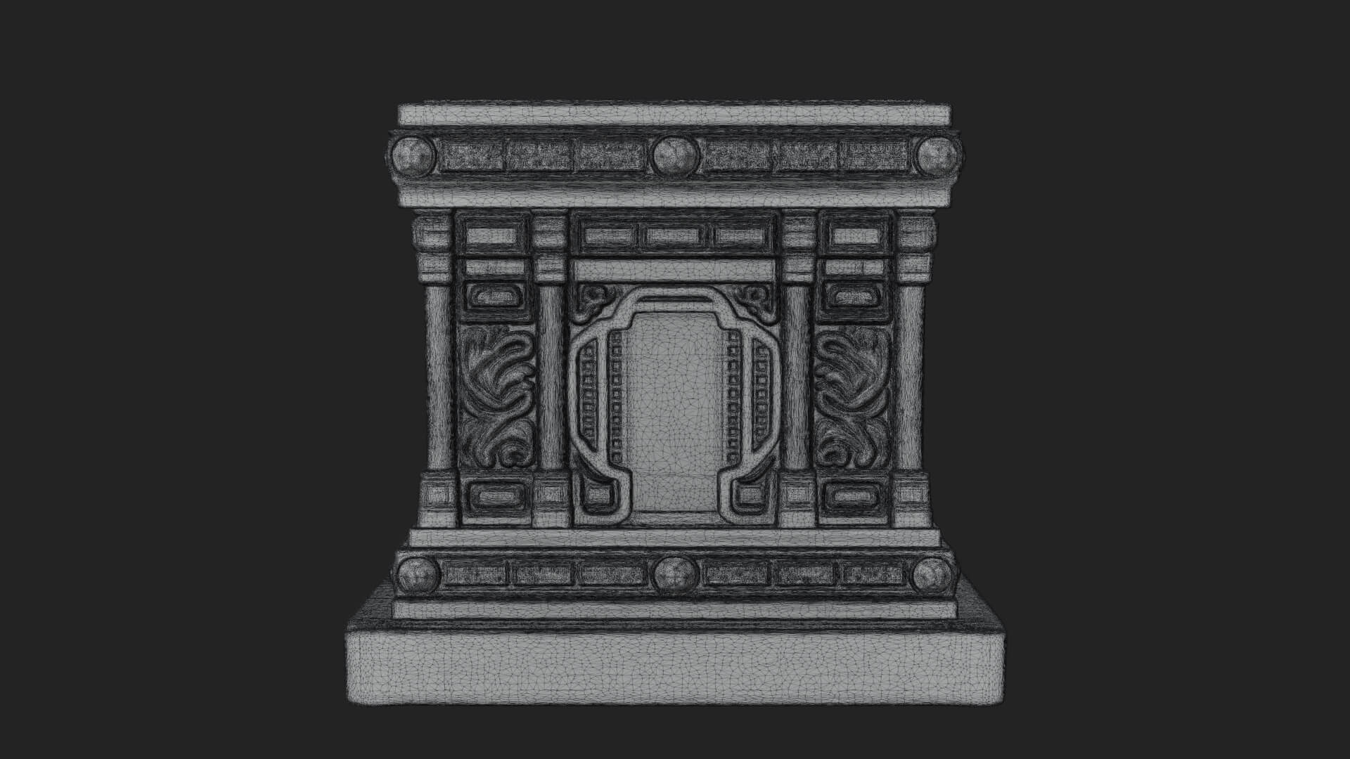 Gem Set Altar Tabernacle Model Design 1 3D Print Model 3D Model