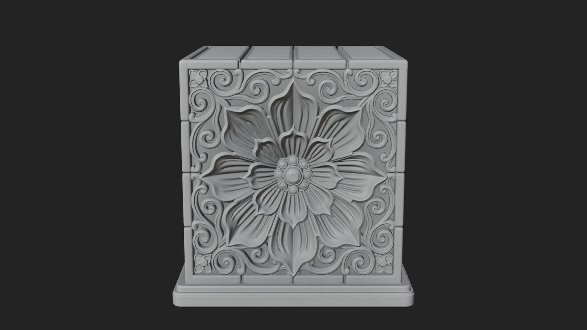 Gem Set Altar Tabernacle Model Design 2 3D Print Model 3D Model