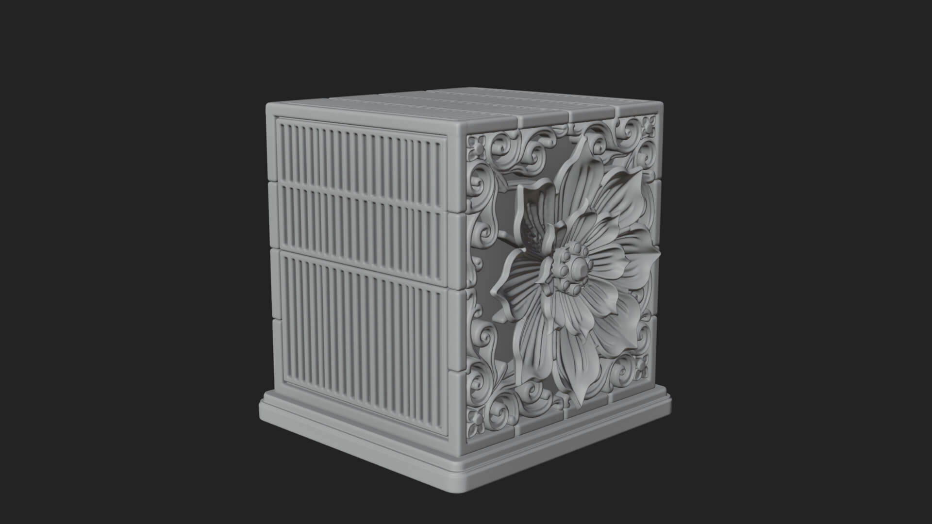 Gem Set Altar Tabernacle Model Design 2 3D Print Model 3D Model