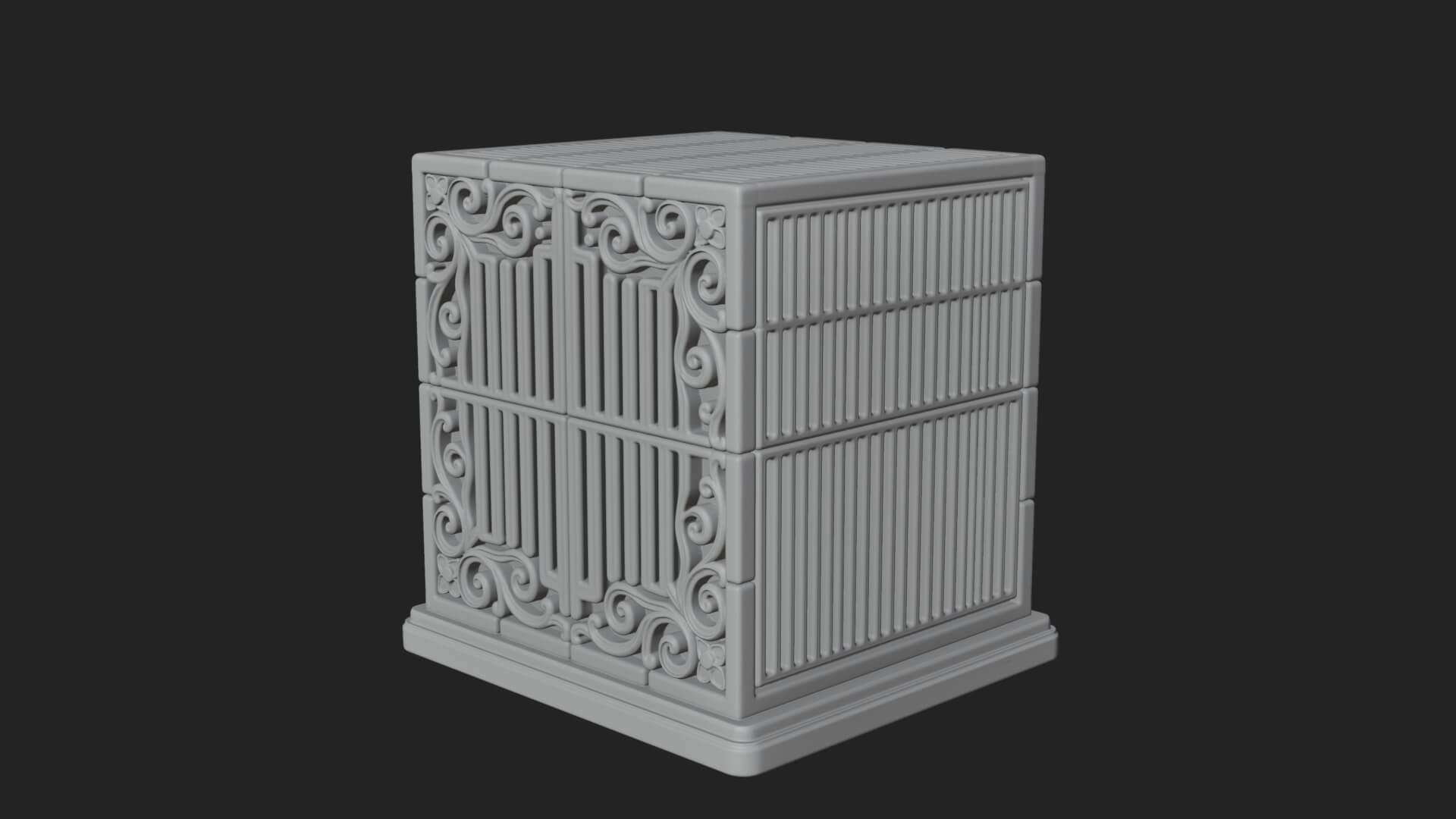Gem Set Altar Tabernacle Model Design 2 3D Print Model 3D Model