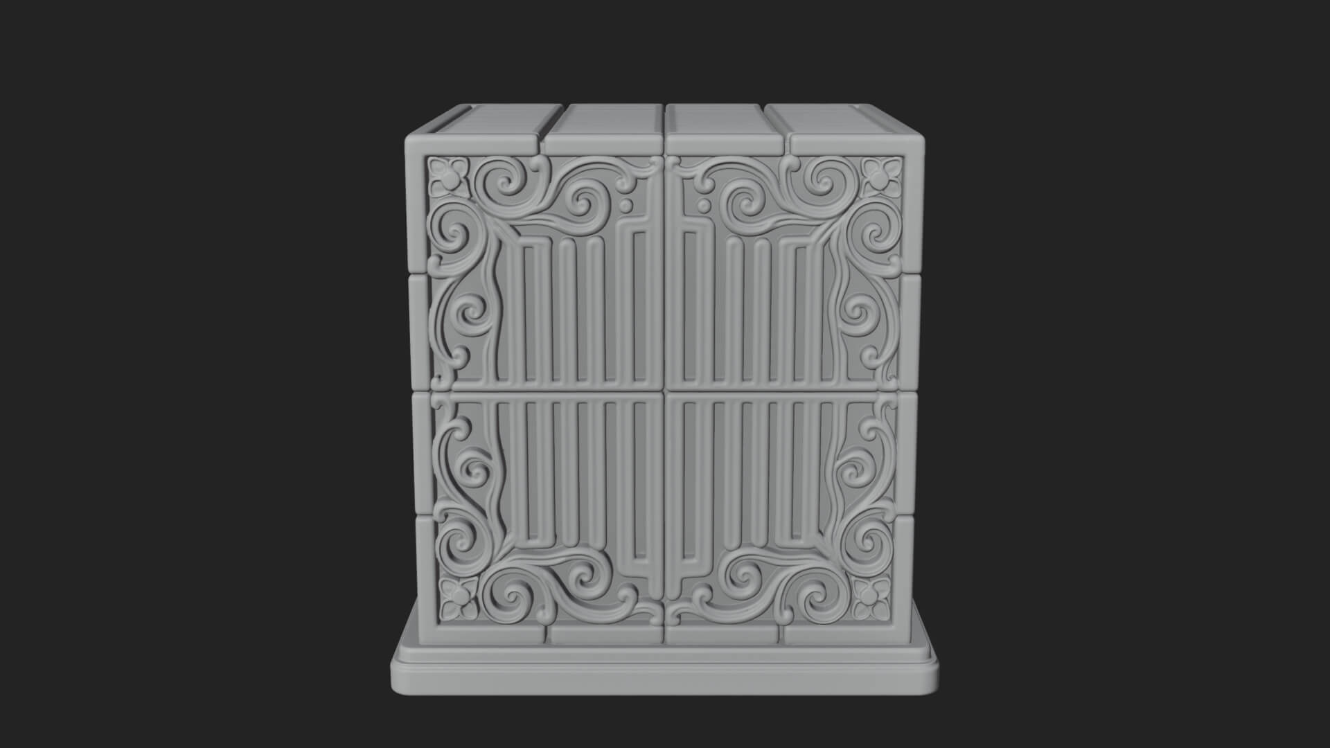 Gem Set Altar Tabernacle Model Design 2 3D Print Model 3D Model
