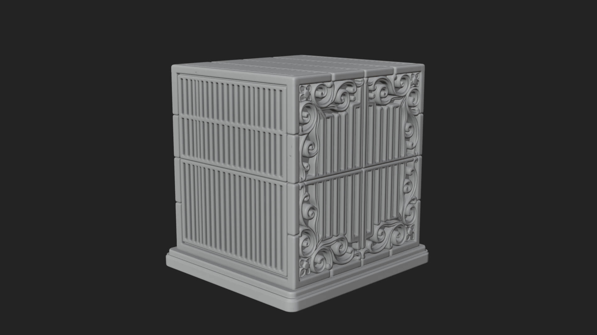 Gem Set Altar Tabernacle Model Design 2 3D Print Model 3D Model