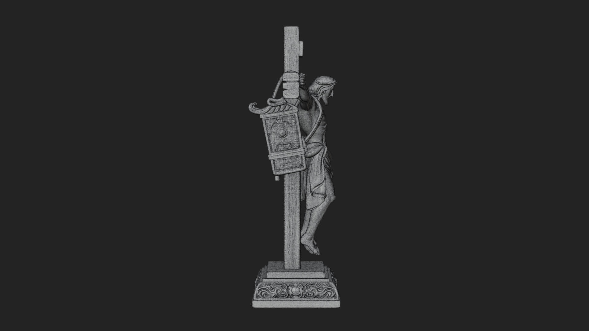 Gemmed Crucifix Cross Model Design 1 3D Print Model 3D Model