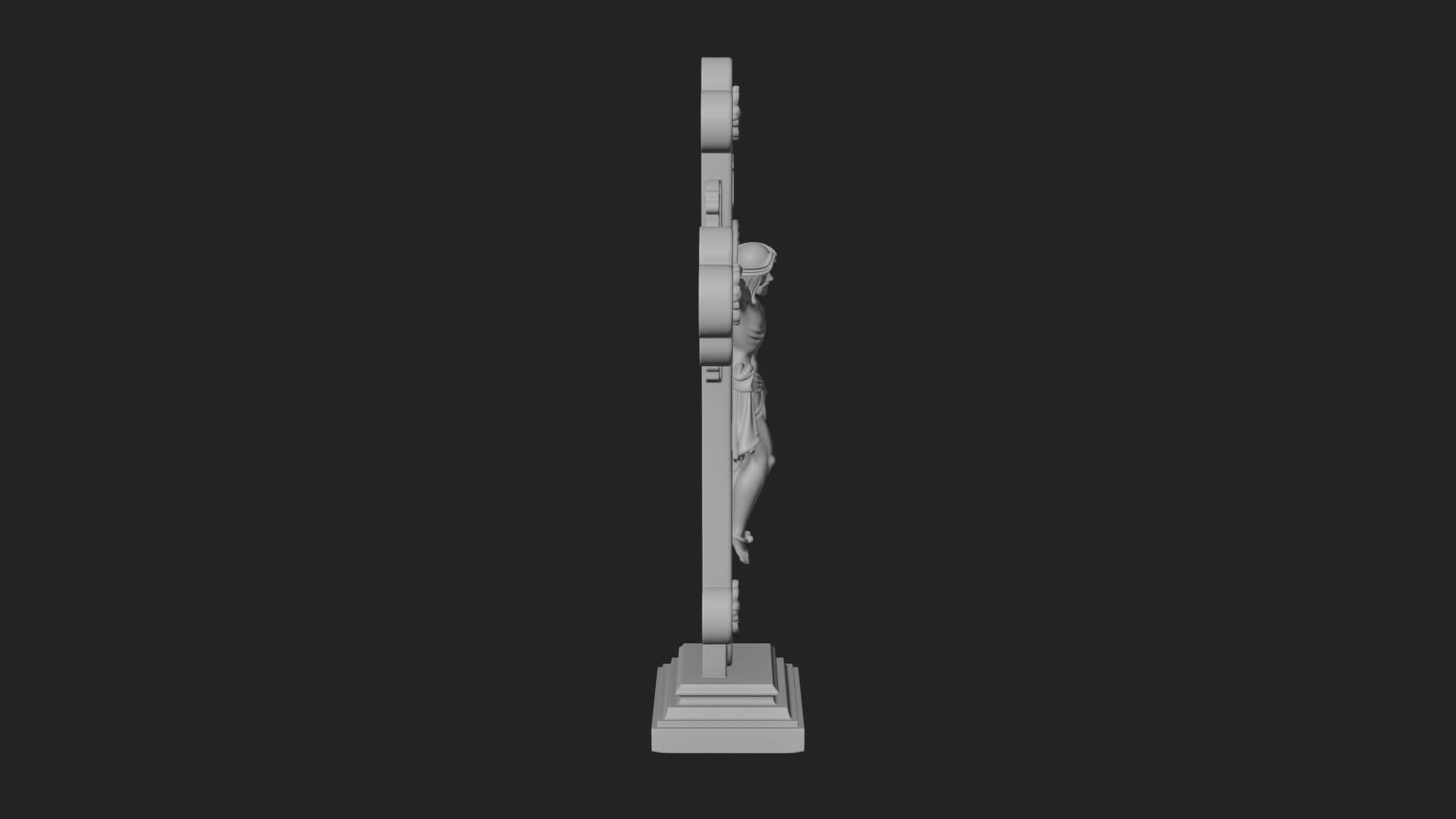 Gemmed Crucifix Cross Model Design 10 3D Print Model 3D Model