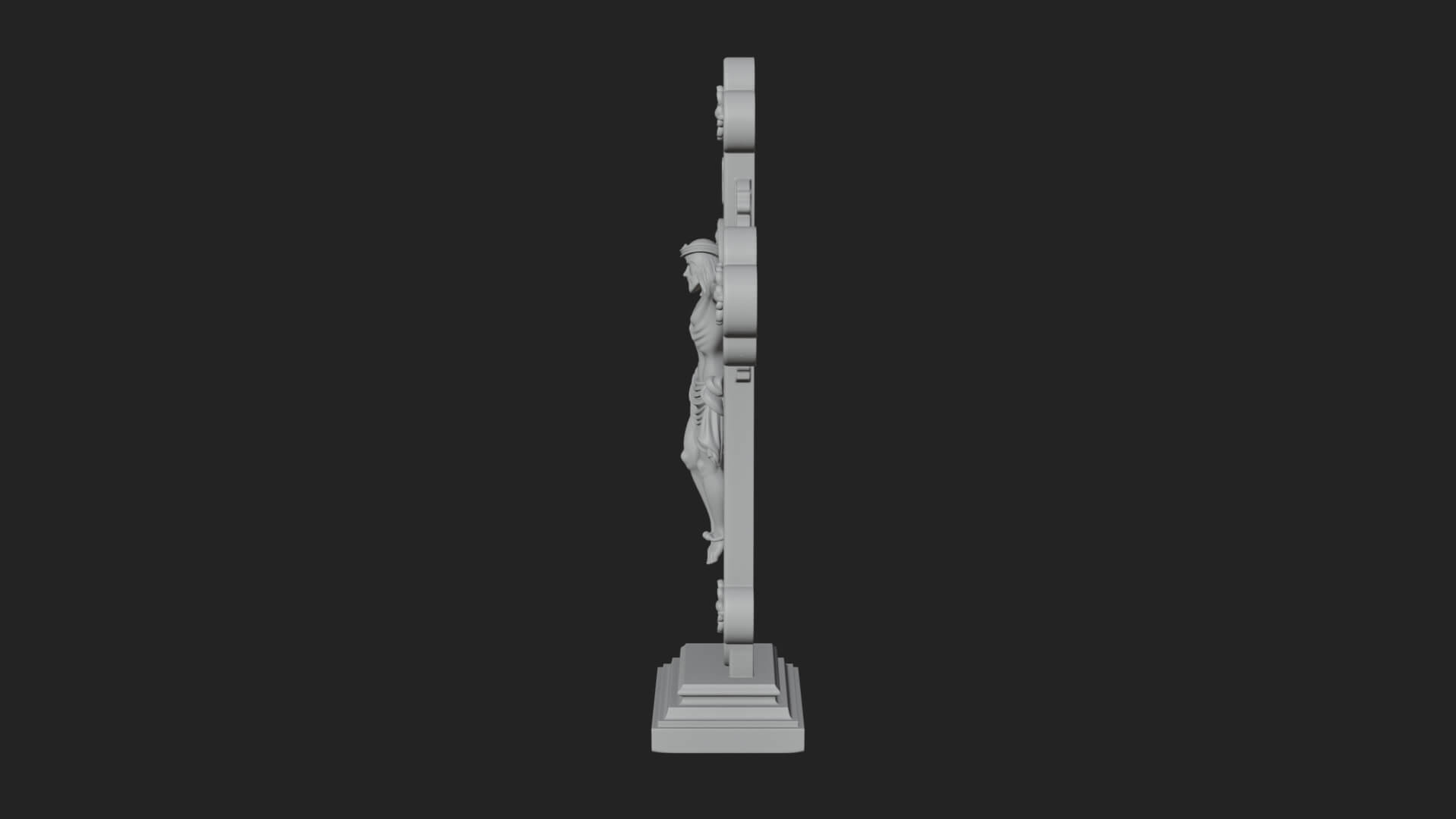 Gemmed Crucifix Cross Model Design 10 3D Print Model 3D Model