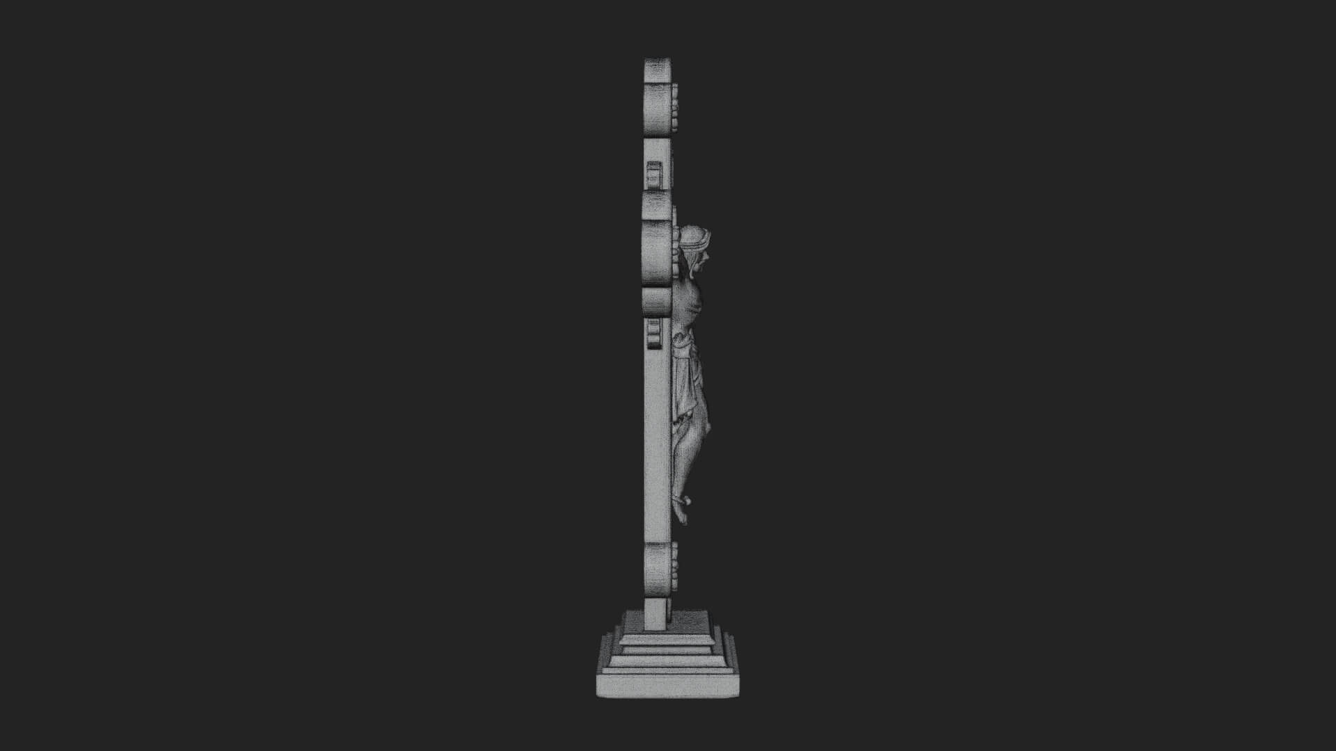 Gemmed Crucifix Cross Model Design 10 3D Print Model 3D Model