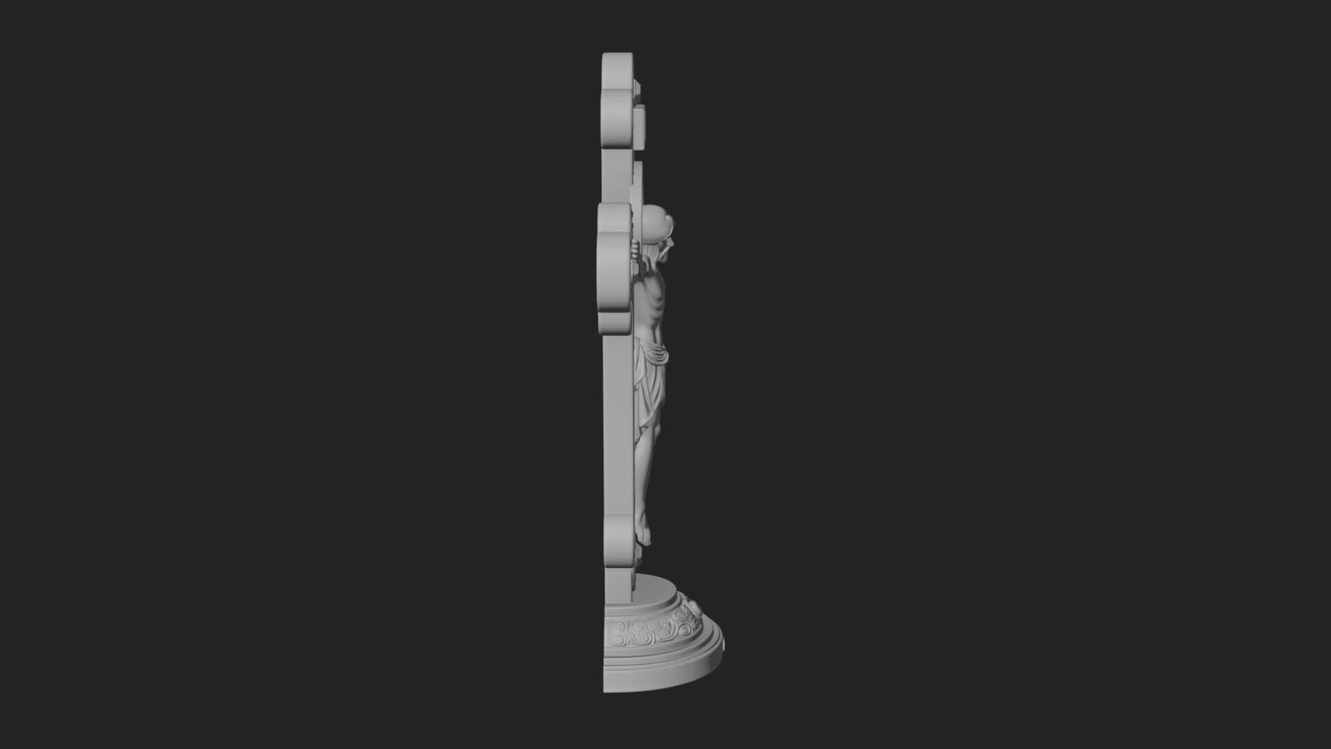 Gemmed Crucifix Cross Model Design 11 3D Print Model 3D Model