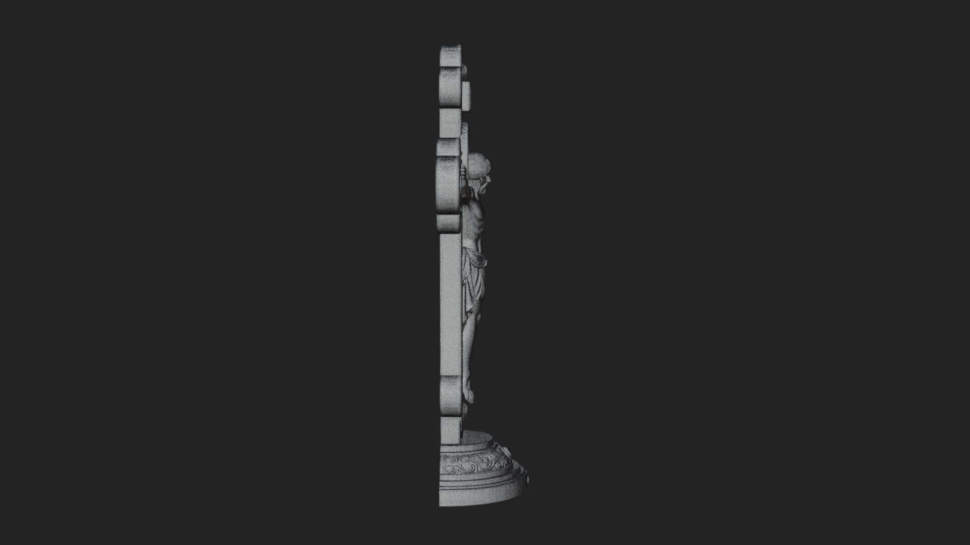 Gemmed Crucifix Cross Model Design 11 3D Print Model 3D Model