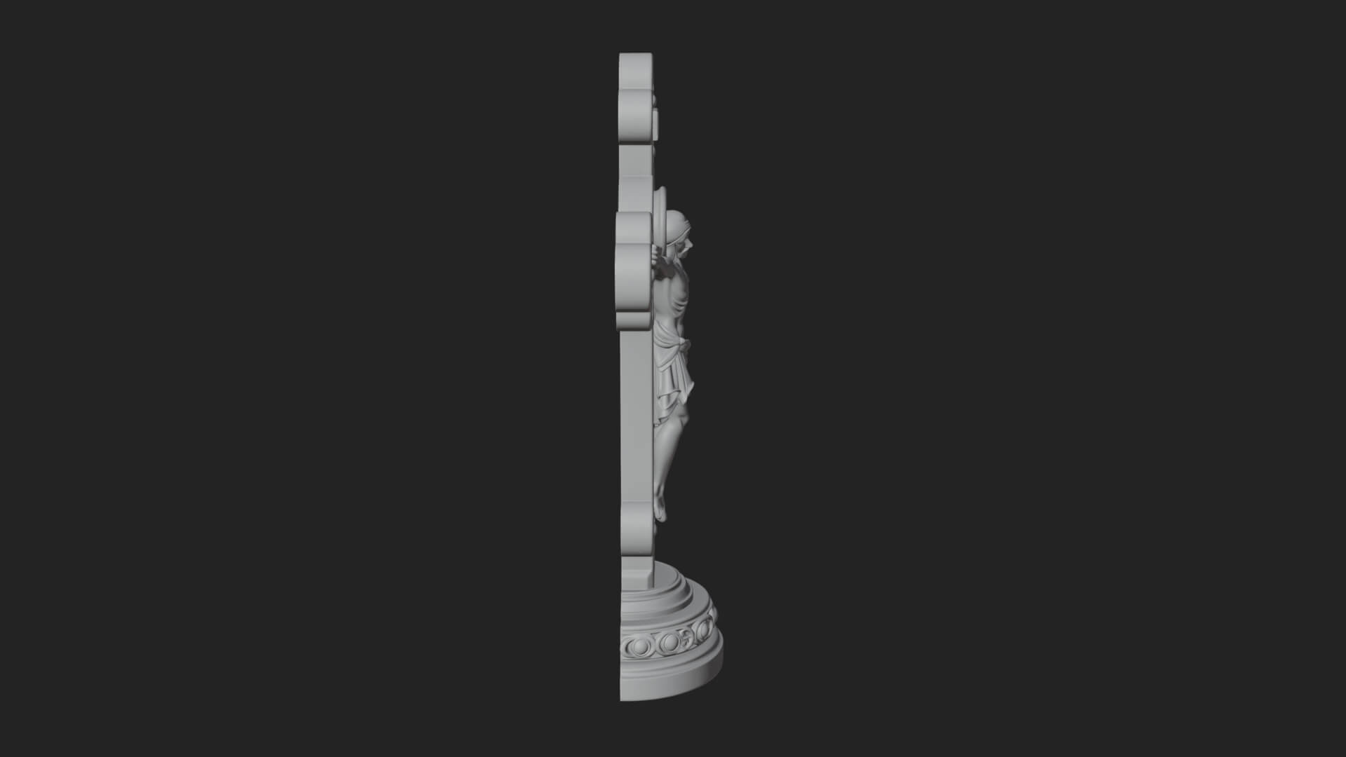 Gemmed Crucifix Cross Model Design 13 3D Print Model 3D Model