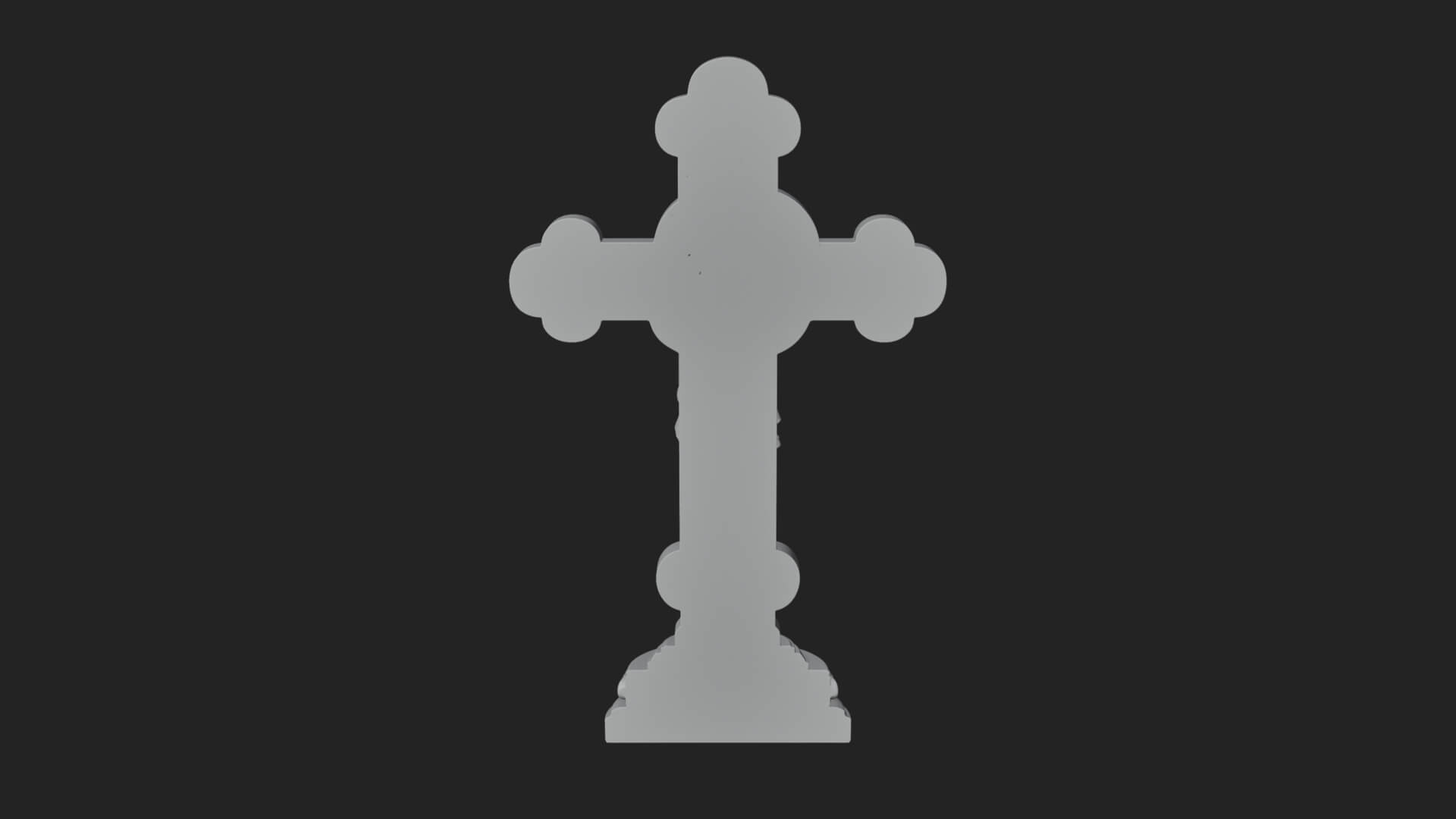Gemmed Crucifix Cross Model Design 13 3D Print Model 3D Model