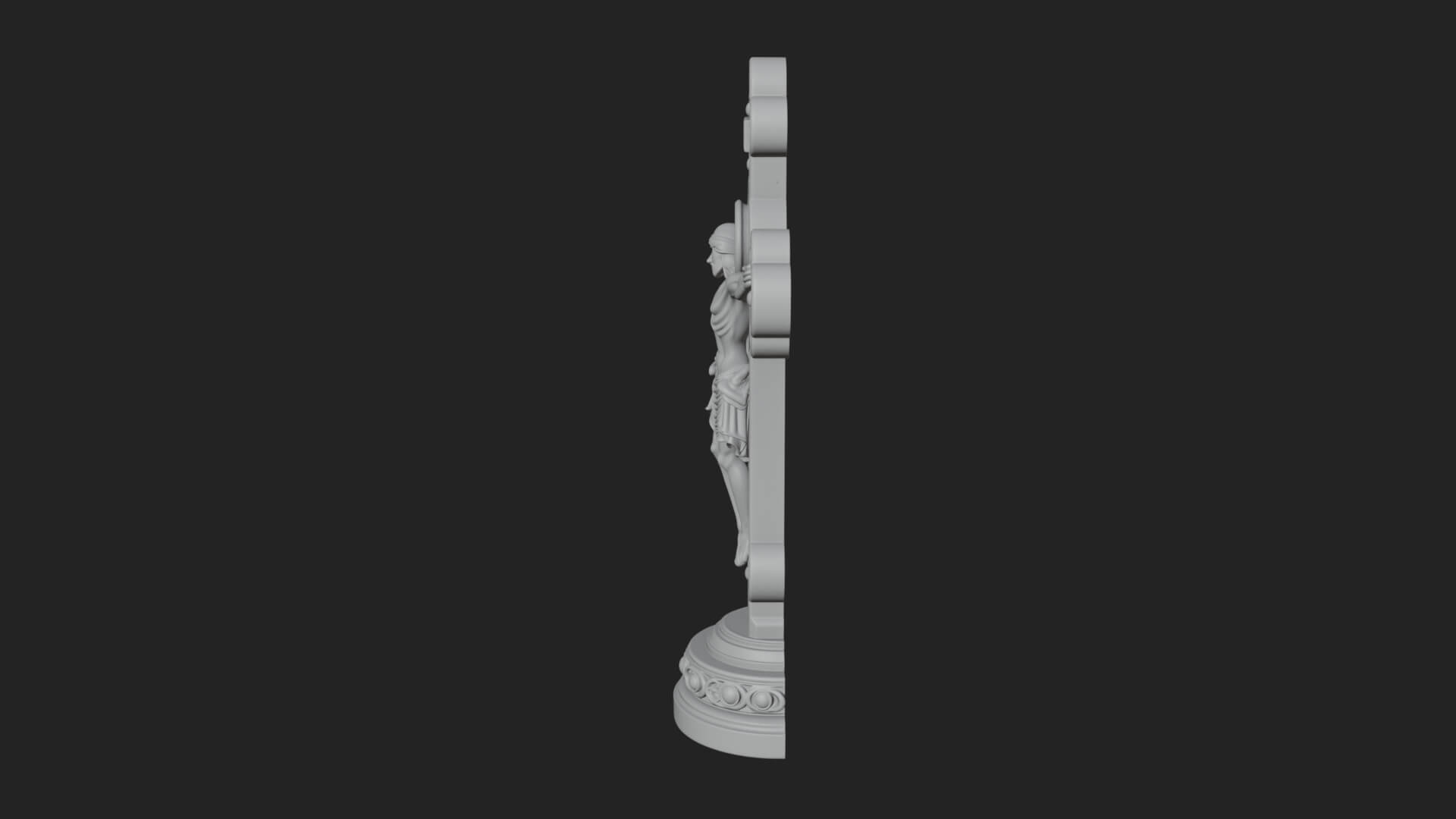 Gemmed Crucifix Cross Model Design 13 3D Print Model 3D Model