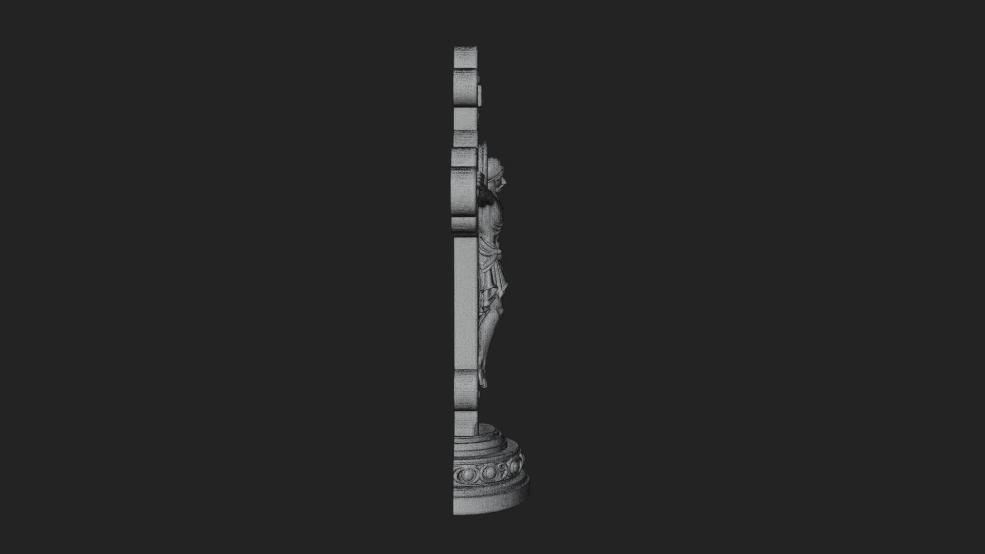 Gemmed Crucifix Cross Model Design 13 3D Print Model 3D Model