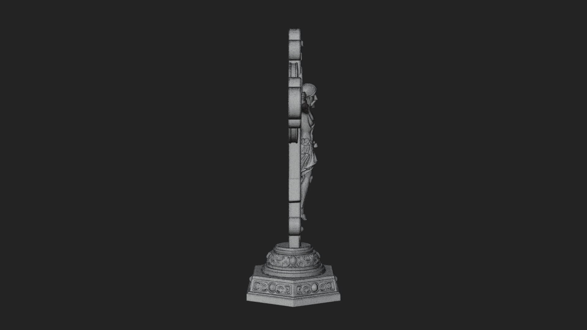 Gemmed Crucifix Cross Model Design 14 3D Print Model 3D Model