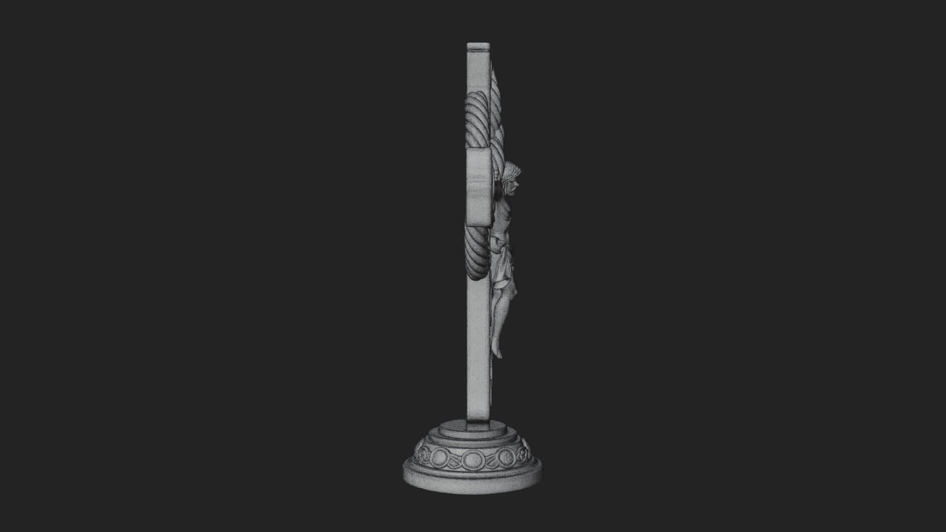 Gemmed Crucifix Cross Model Design 15 3D Print Model 3D Model