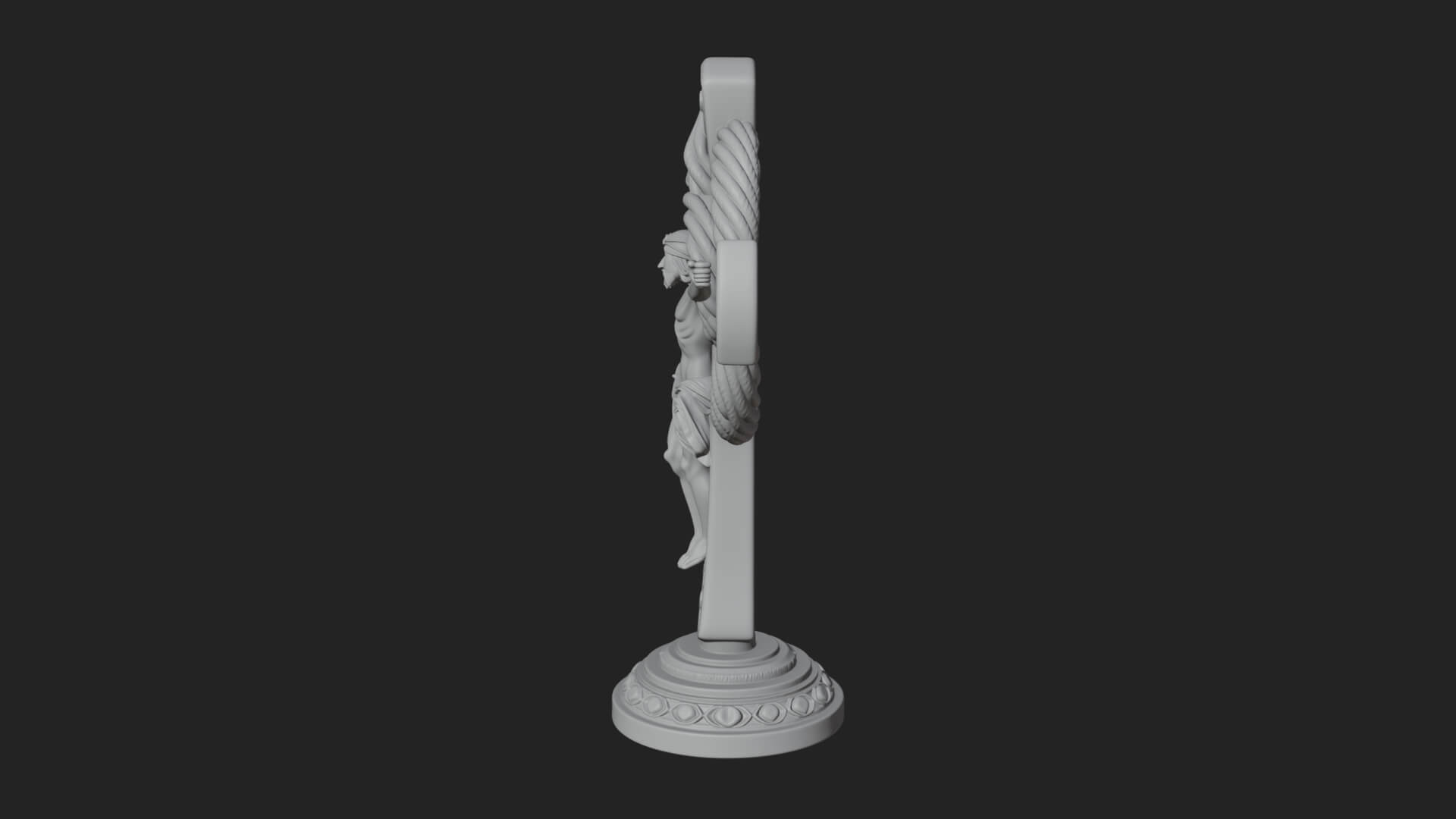Gemmed Crucifix Cross Model Design 17 3D Print Model 3D Model
