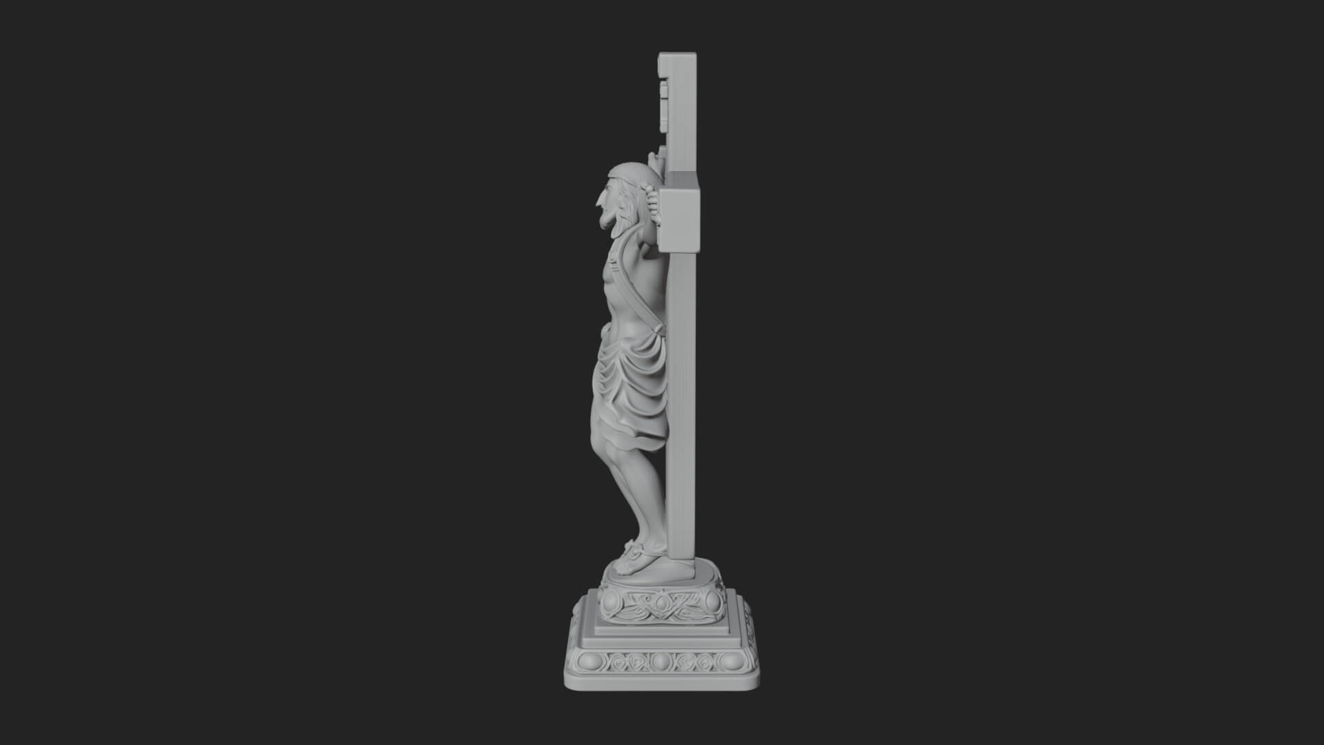 Gemmed Crucifix Cross Model Design 2 3D Print Model 3D Model