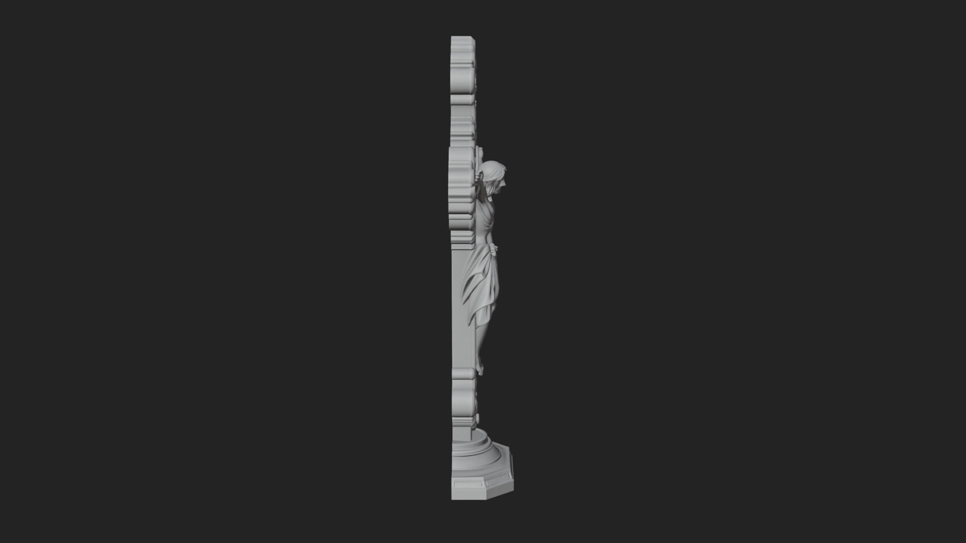 Gemmed Crucifix Cross Model Design 20 3D Print Model 3D Model