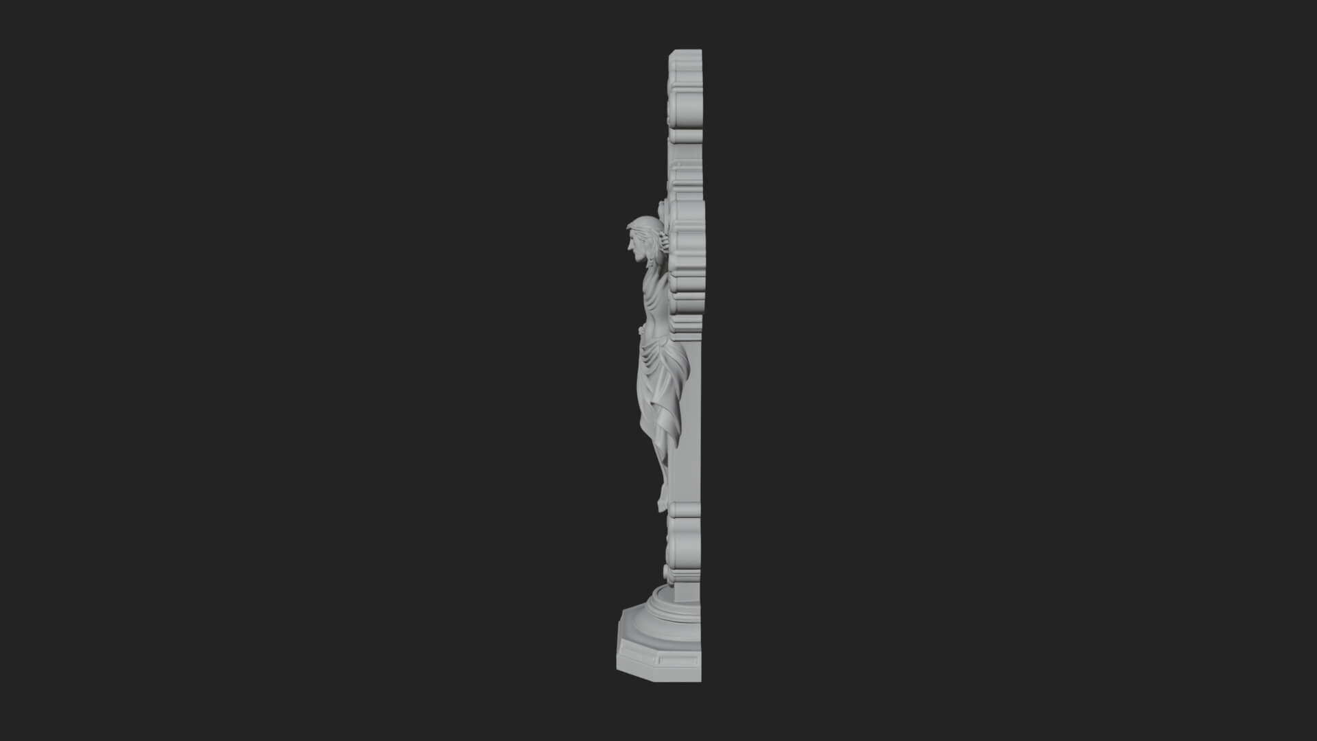 Gemmed Crucifix Cross Model Design 20 3D Print Model 3D Model