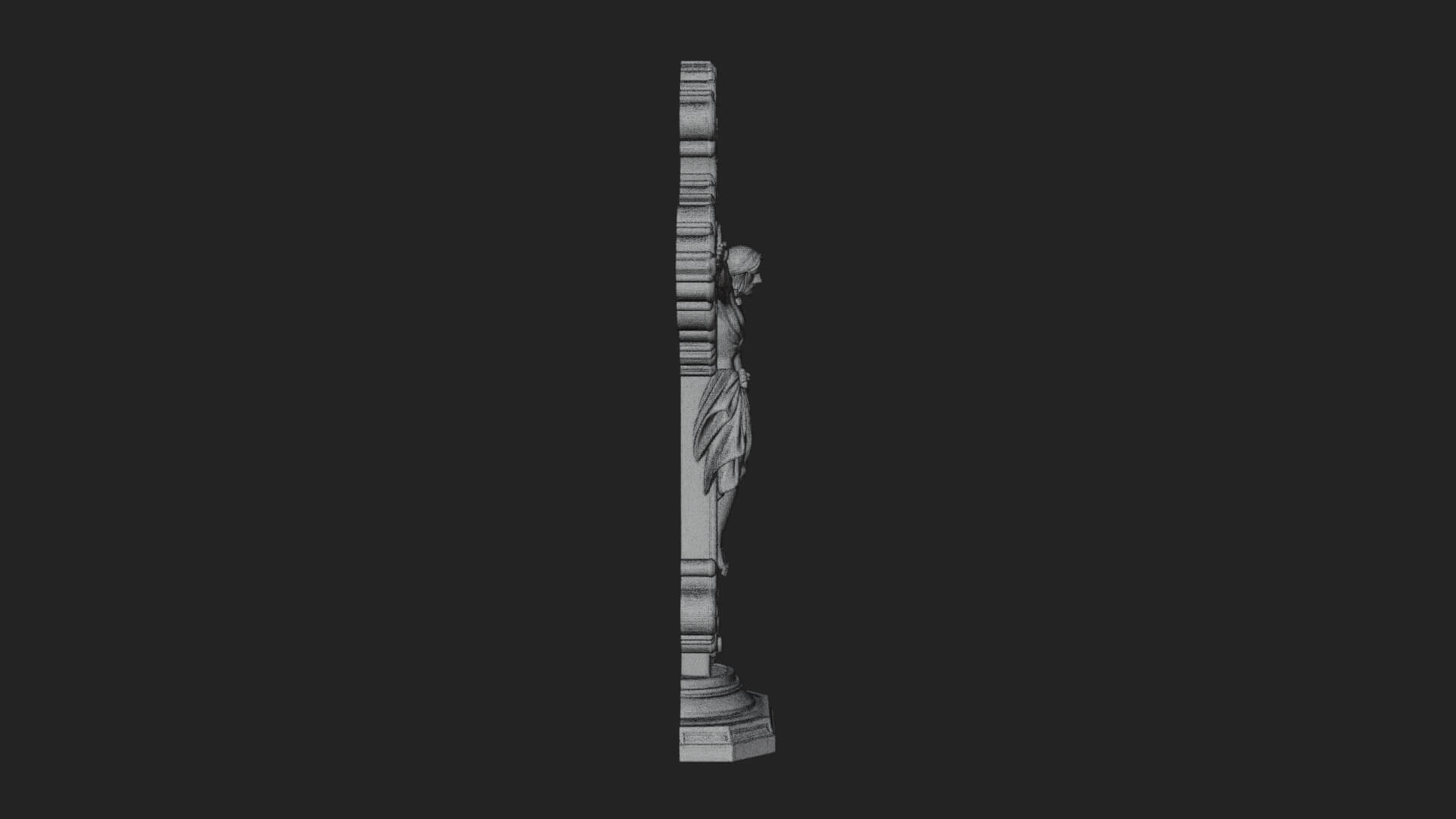 Gemmed Crucifix Cross Model Design 20 3D Print Model 3D Model
