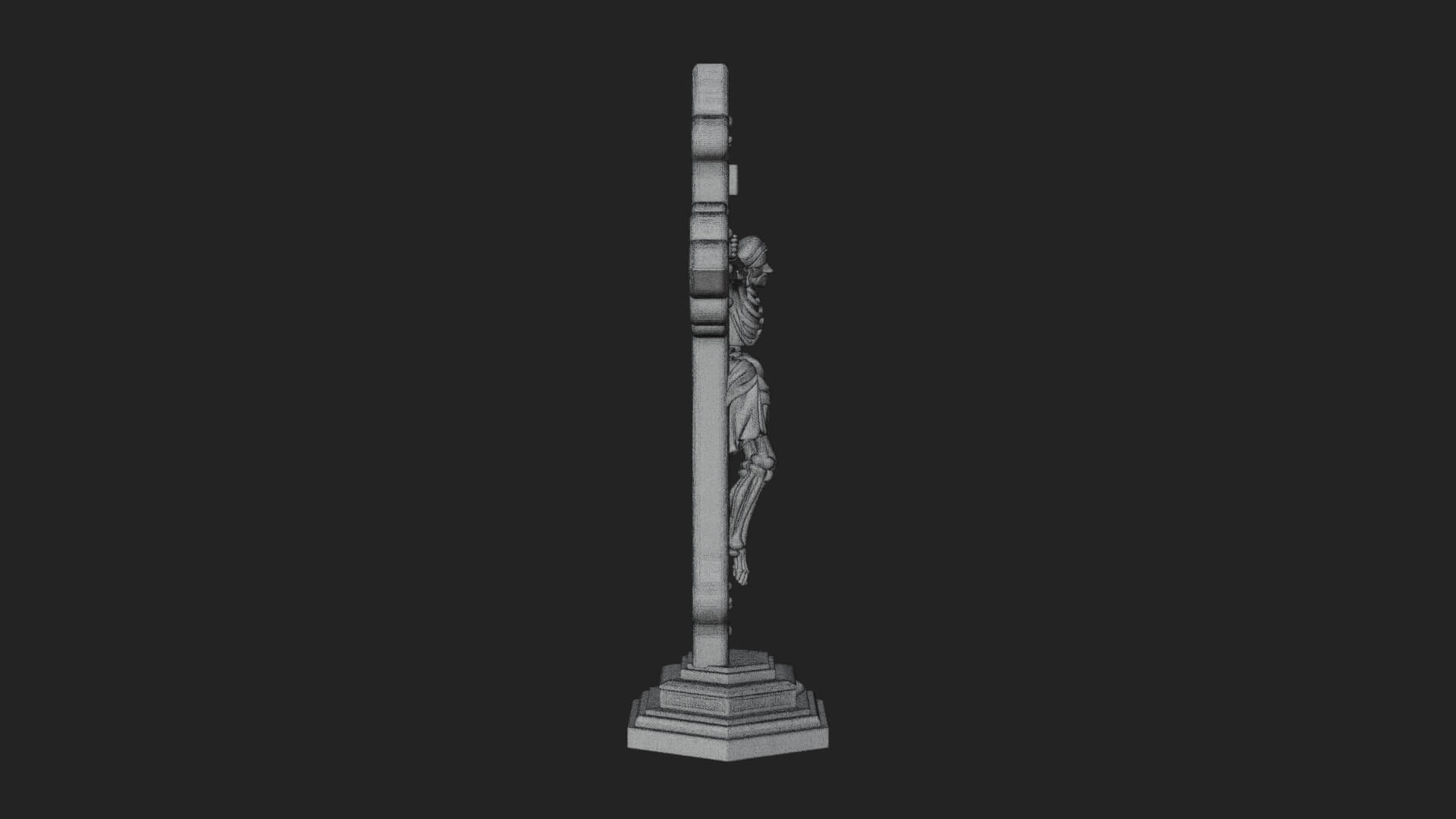 Gemmed Crucifix Cross Model Design 25 3D Print Model 3D Model