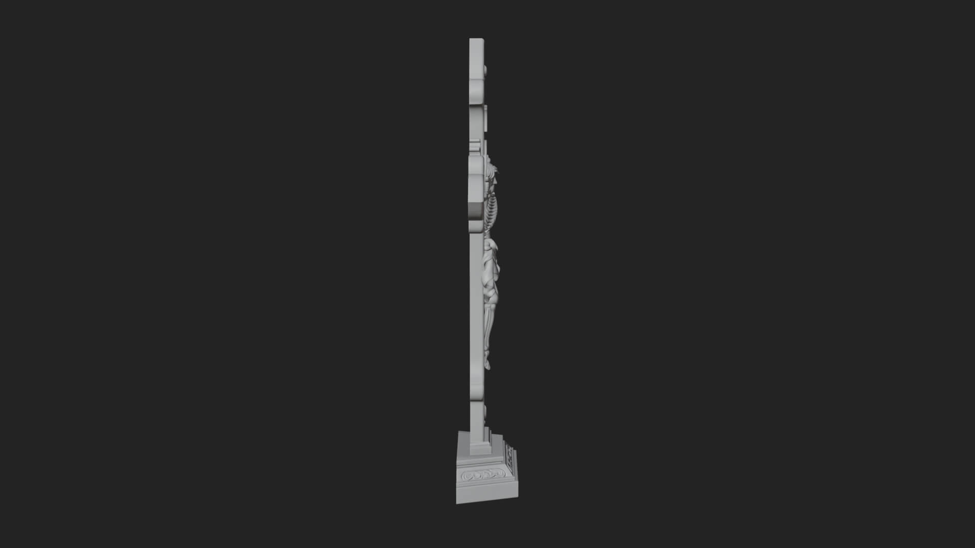 Gemmed Crucifix Cross Model Design 26 3D Print Model 3D Model