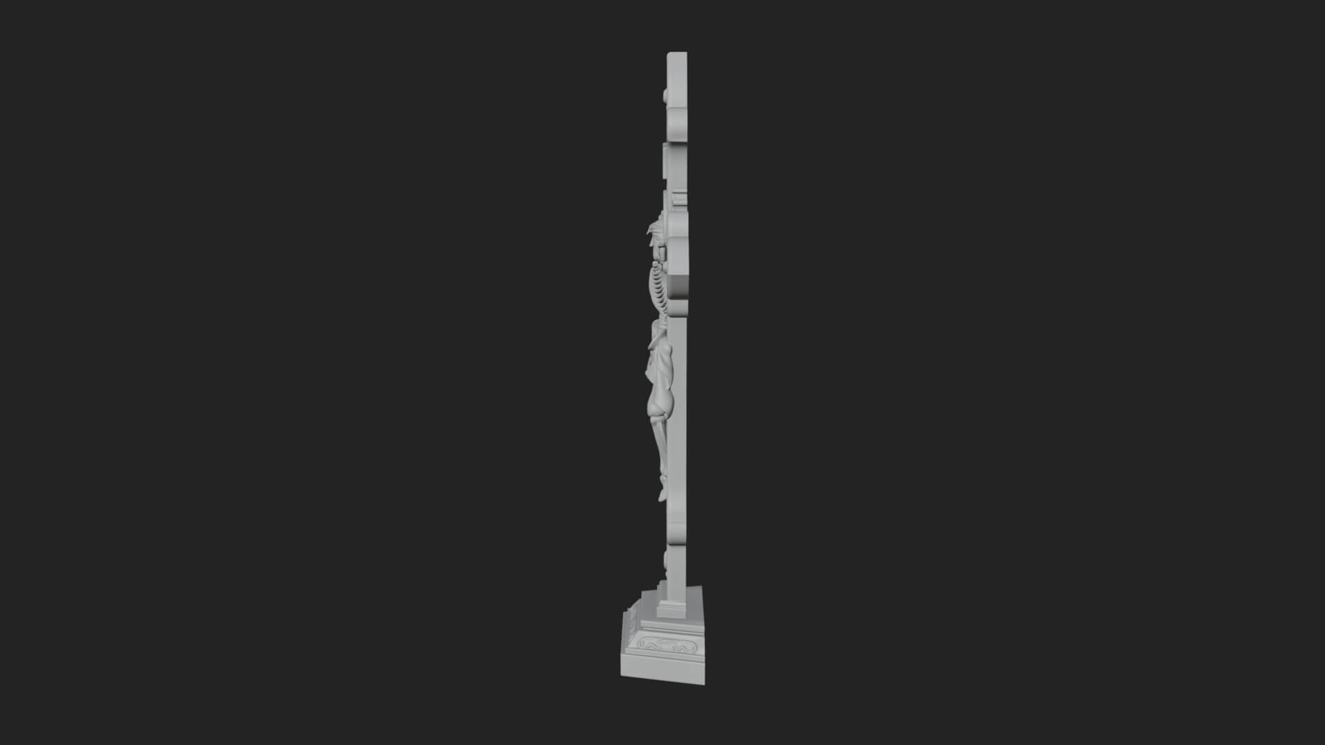 Gemmed Crucifix Cross Model Design 26 3D Print Model 3D Model