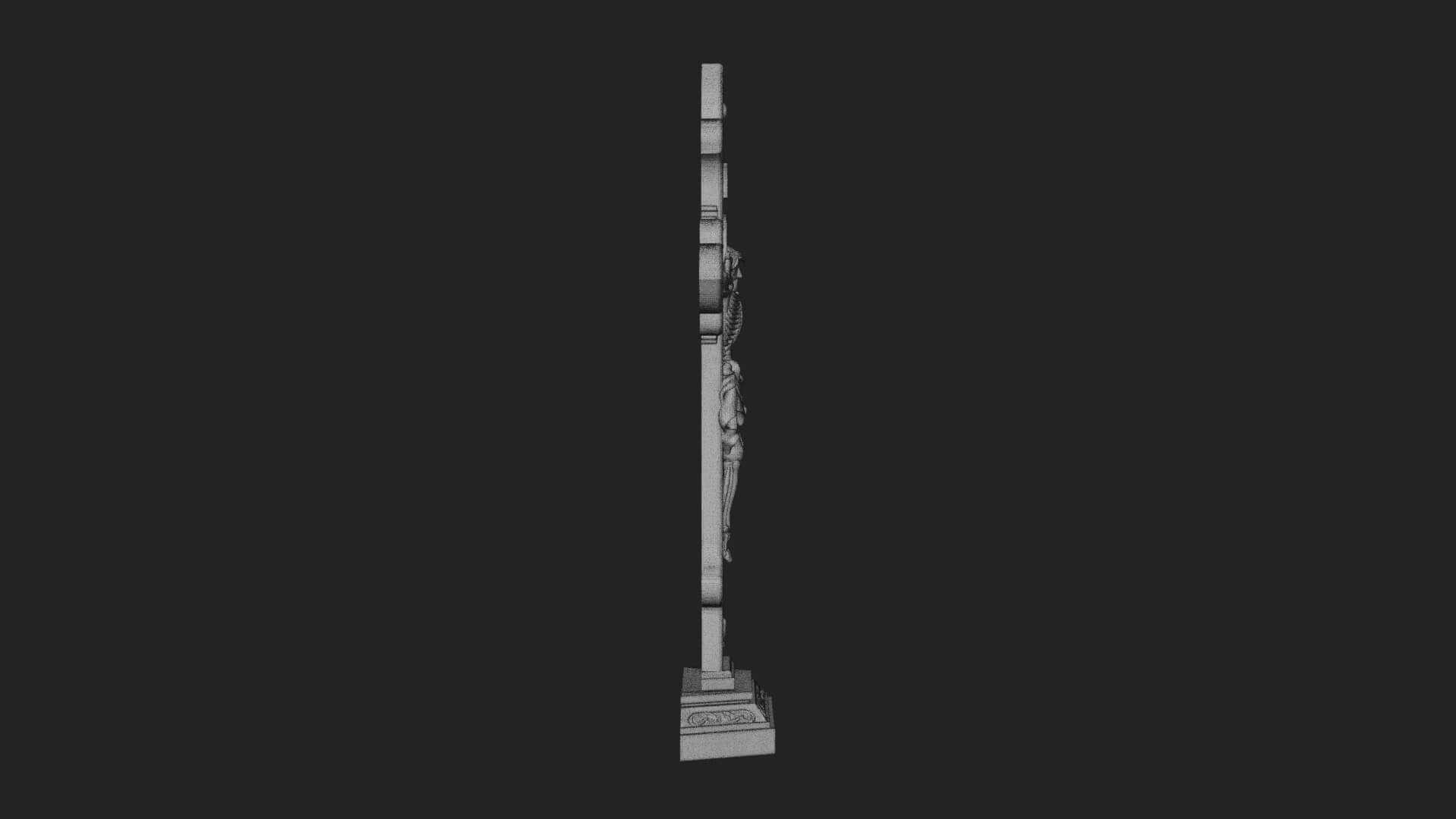 Gemmed Crucifix Cross Model Design 26 3D Print Model 3D Model