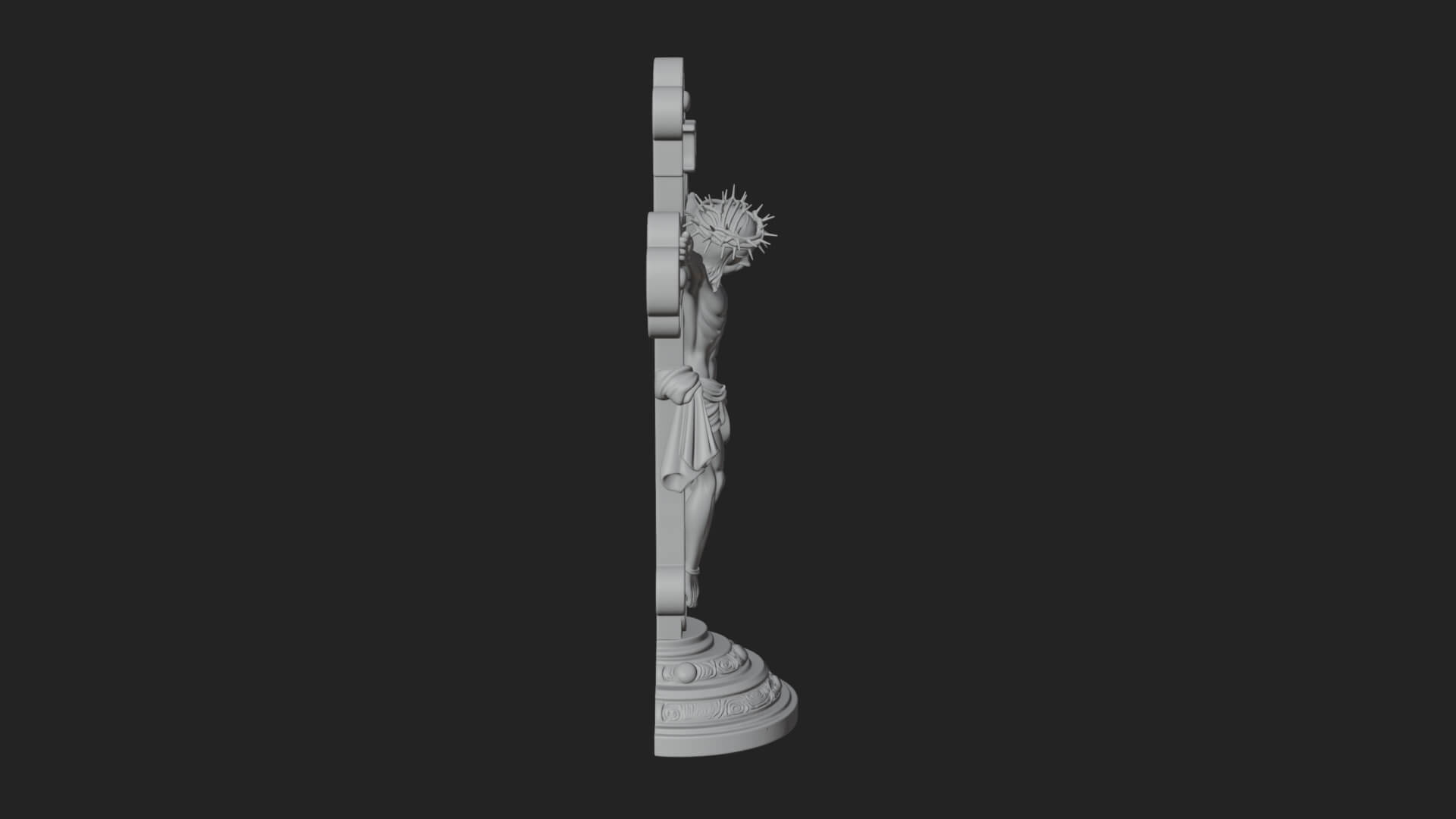 Gemmed Crucifix Cross Model Design 27 3D Print Model 3D Model
