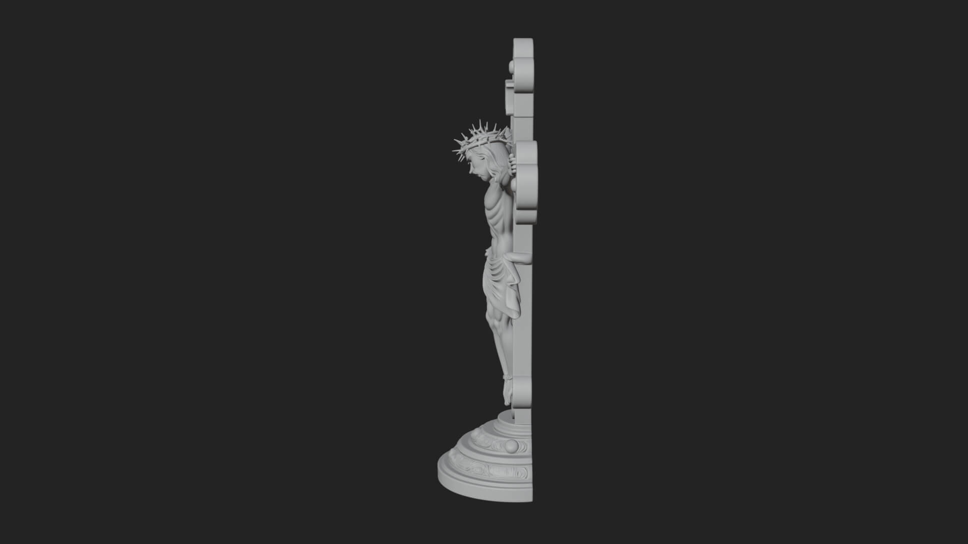 Gemmed Crucifix Cross Model Design 27 3D Print Model 3D Model