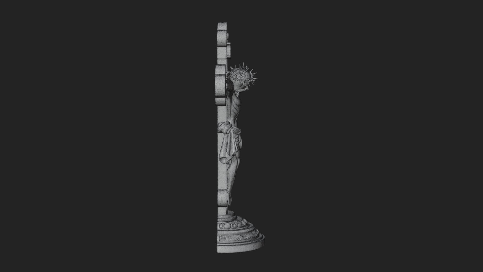 Gemmed Crucifix Cross Model Design 27 3D Print Model 3D Model