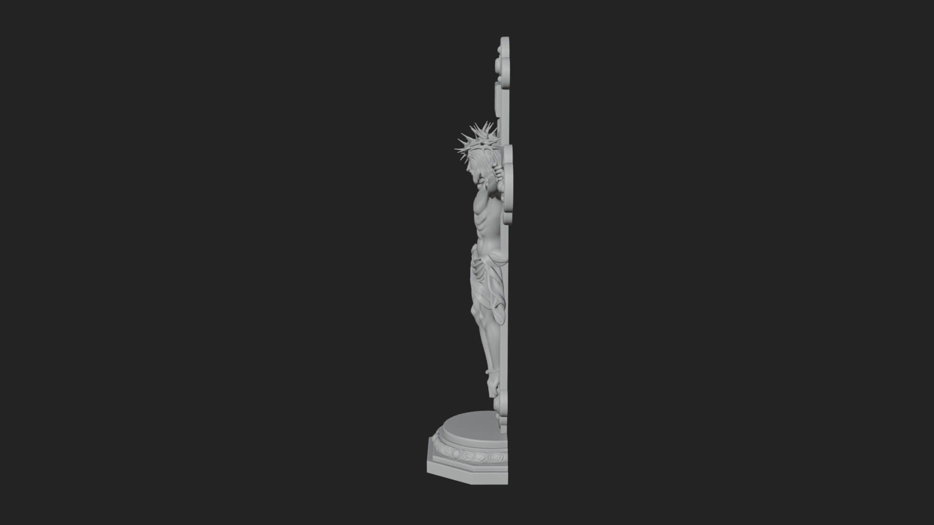 Gemmed Crucifix Cross Model Design 28 3D Print Model 3D Model