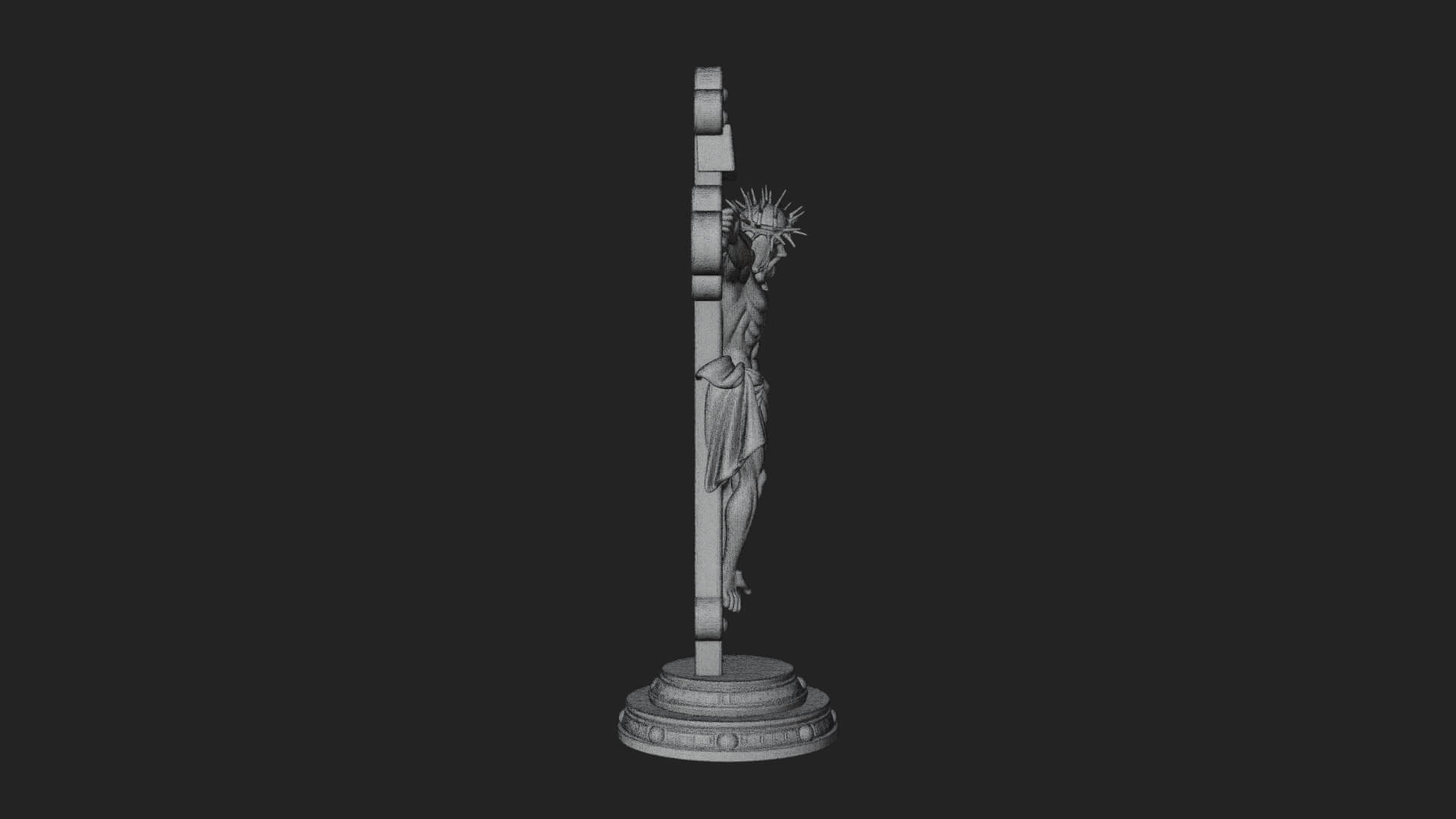 Gemmed Crucifix Cross Model Design 29 3D Print Model 3D Model