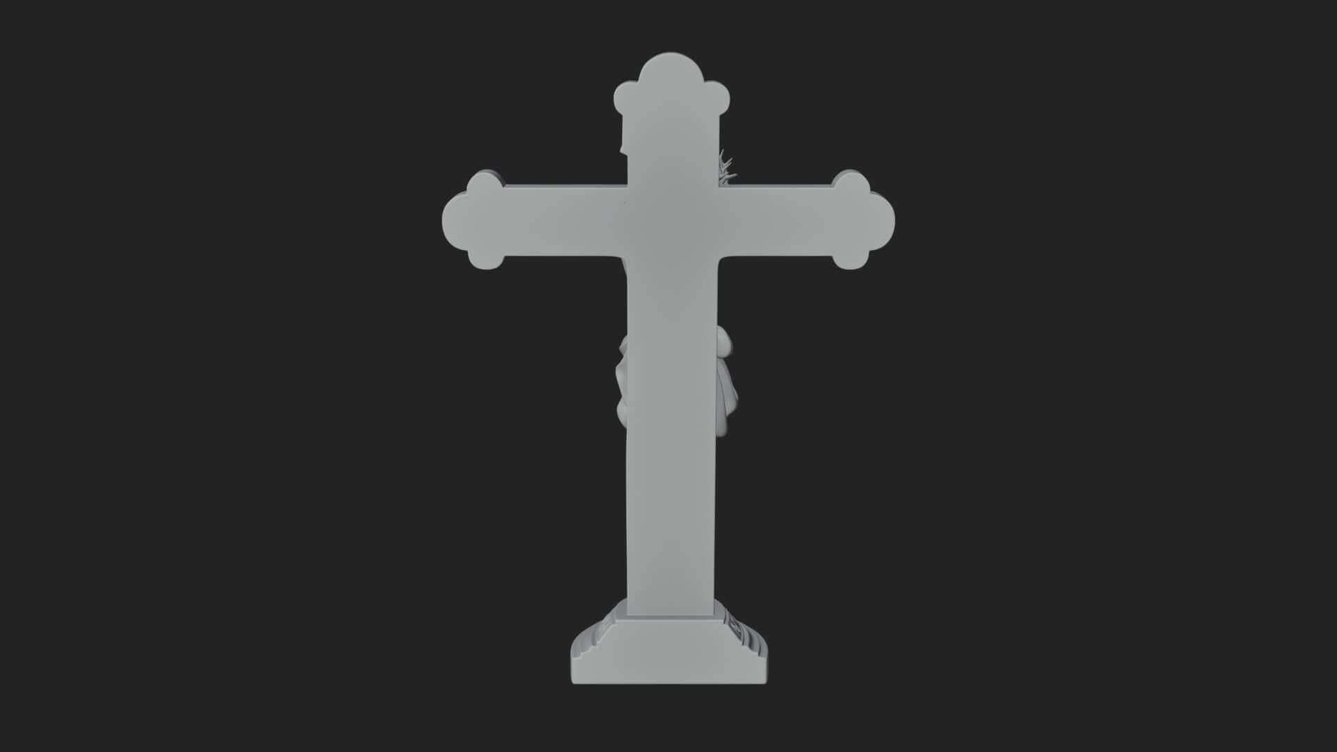 Gemmed Crucifix Cross Model Design 30 3D Print Model 3D Model