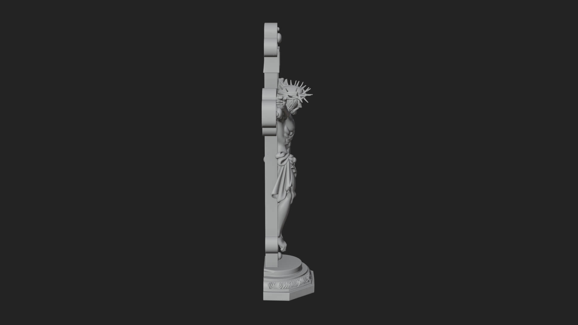 Gemmed Crucifix Cross Model Design 31 3D Print Model 3D Model