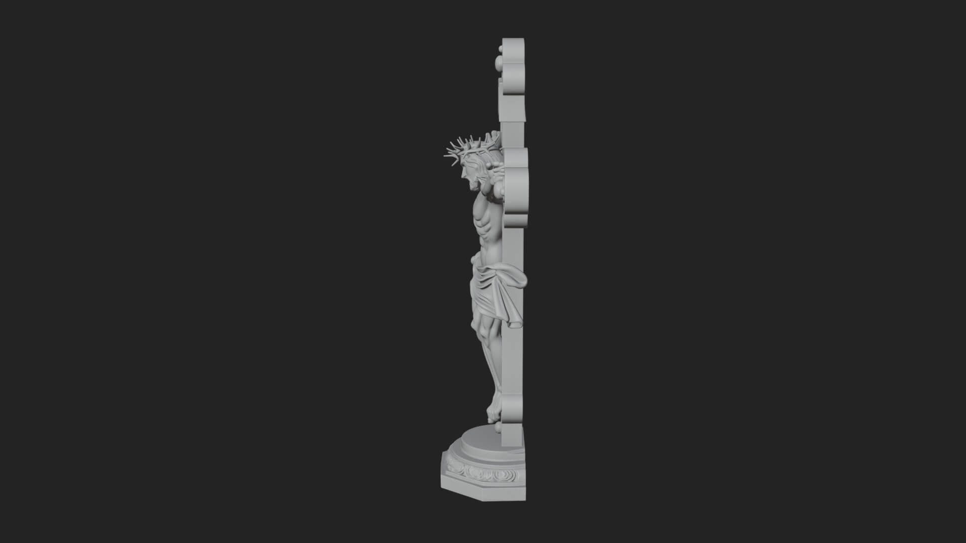 Gemmed Crucifix Cross Model Design 31 3D Print Model 3D Model
