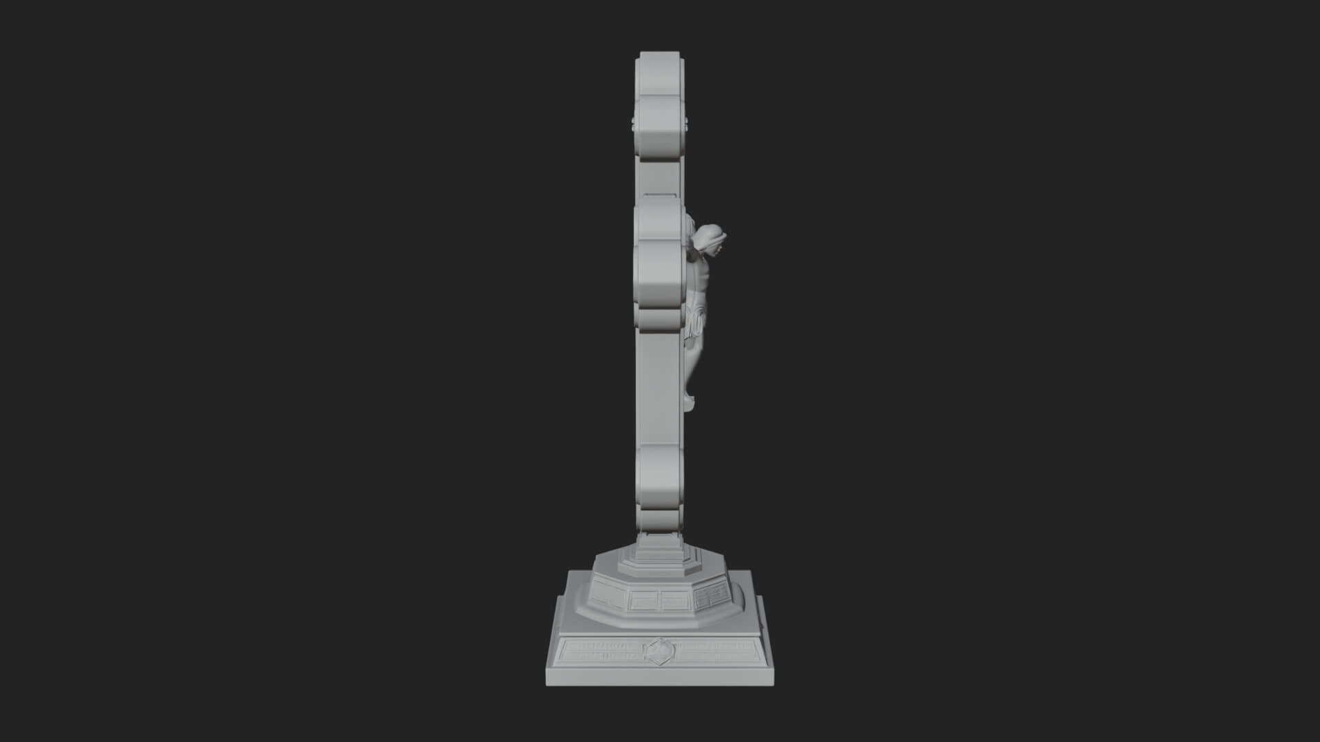 Gemmed Crucifix Cross Model Design 36 3D Print Model 3D Model