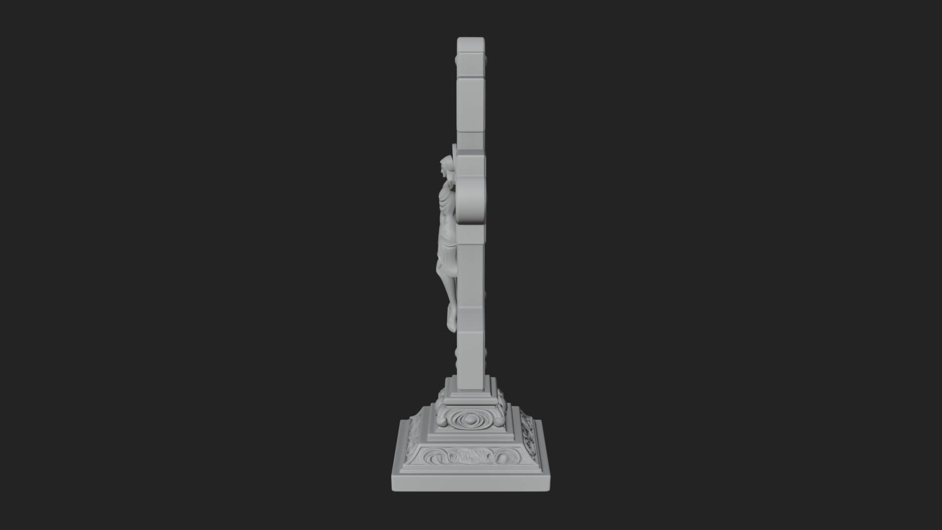 Gemmed Crucifix Cross Model Design 37 3D Print Model 3D Model