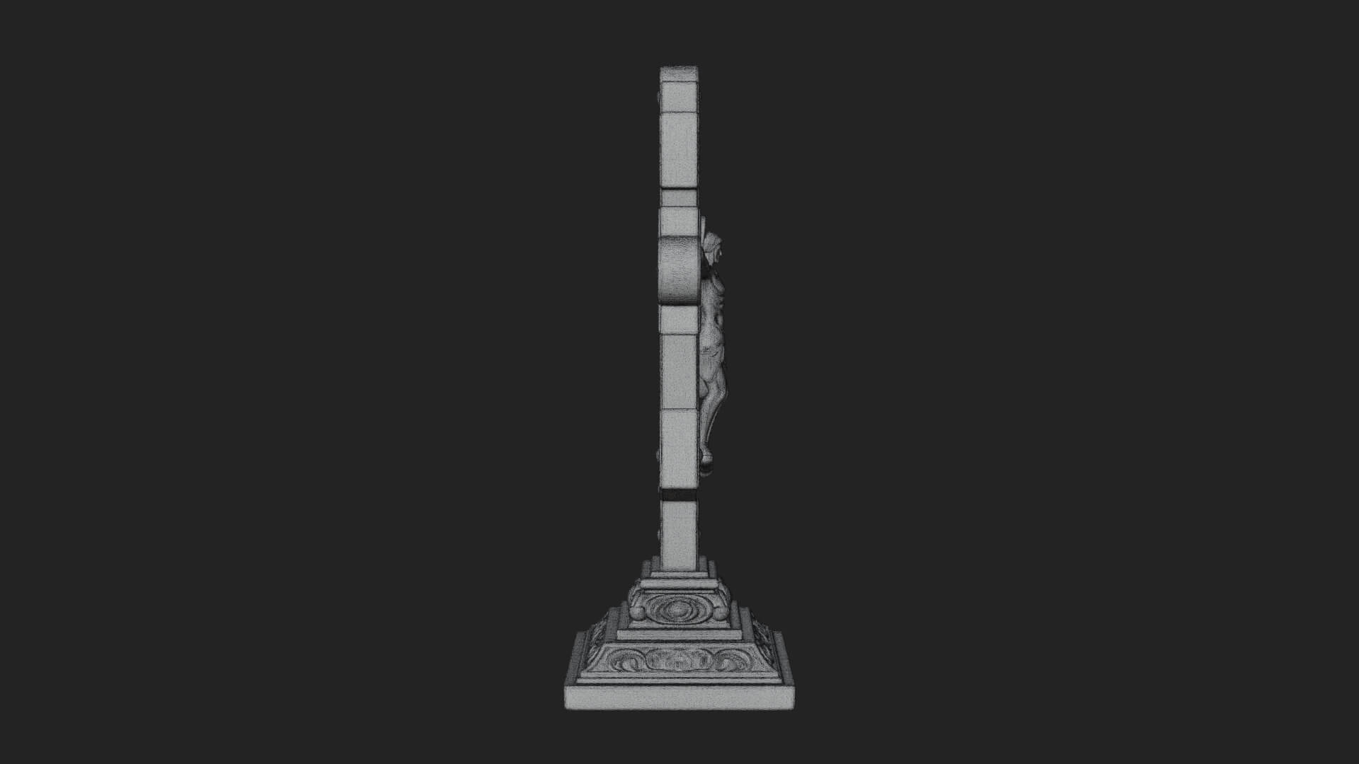 Gemmed Crucifix Cross Model Design 37 3D Print Model 3D Model